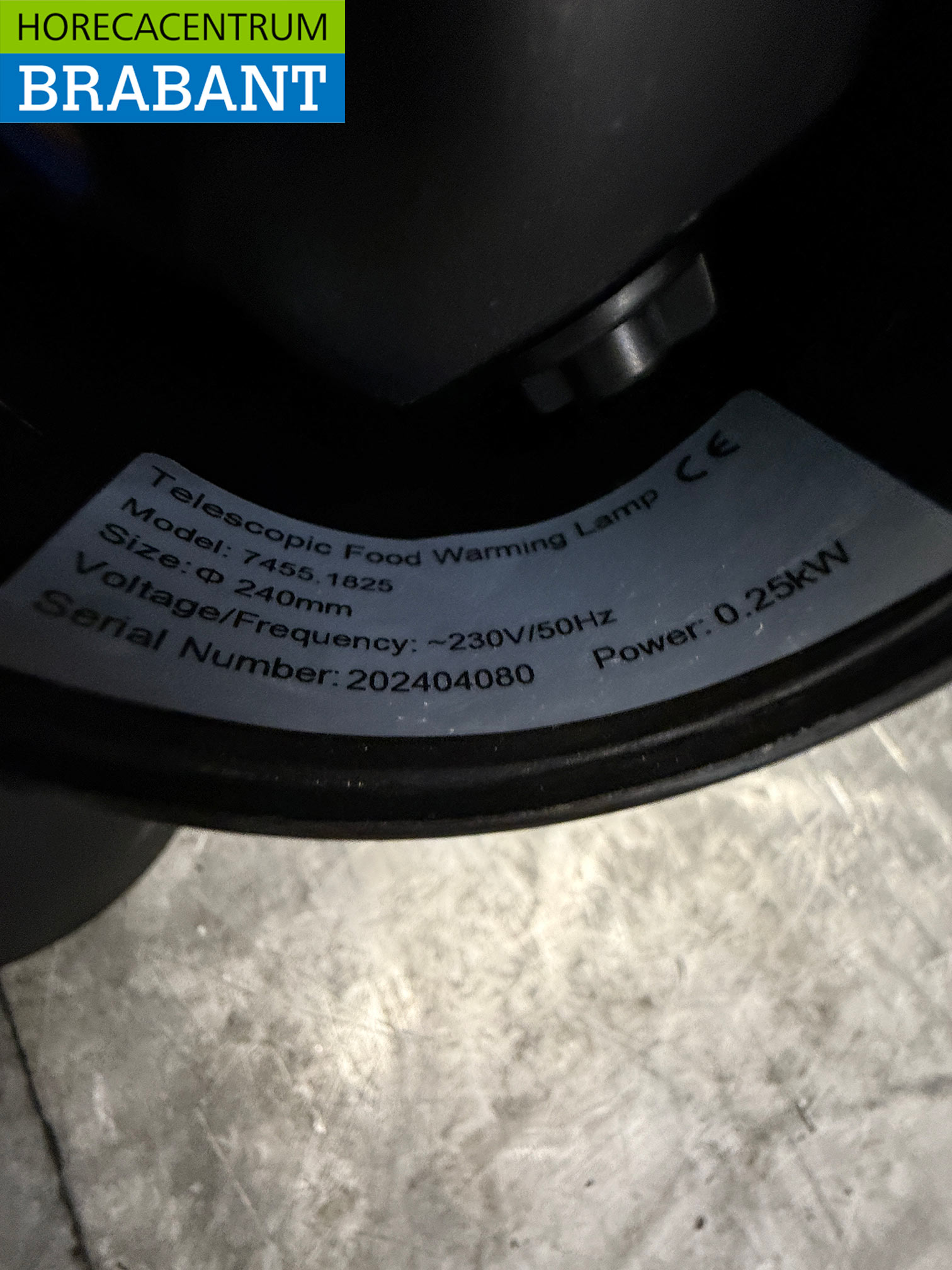 Combisteel Warmtelamp Warmhoudlamp 250 watt 230V Horeca - Afbeelding 4
