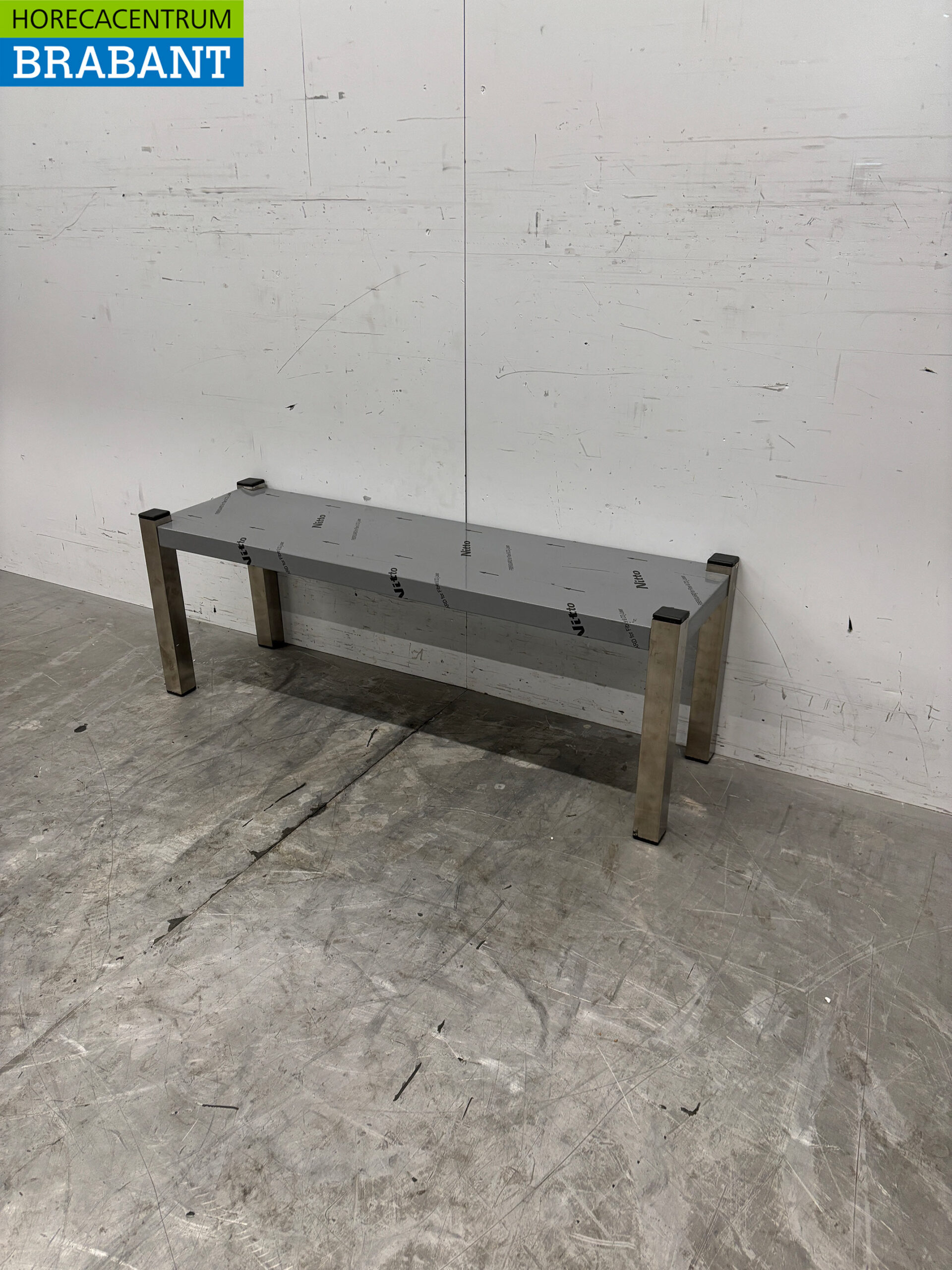 RVS Etagere Brug 100 x 30 x 36 cm Horeca - Afbeelding 2