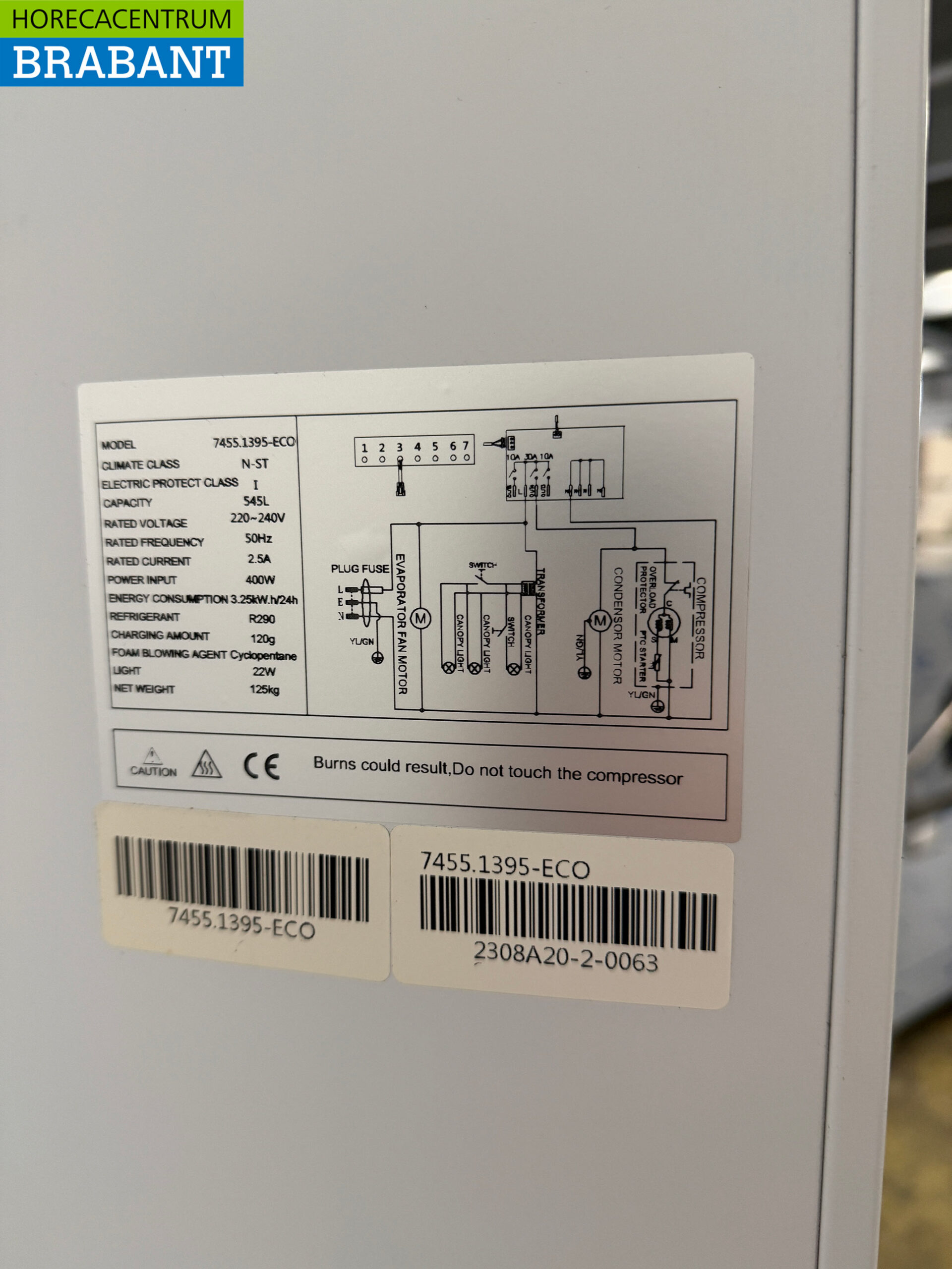 Combisteel Verrijdbare Glasdeurkoeling 545 liter 230V Horeca - Afbeelding 5