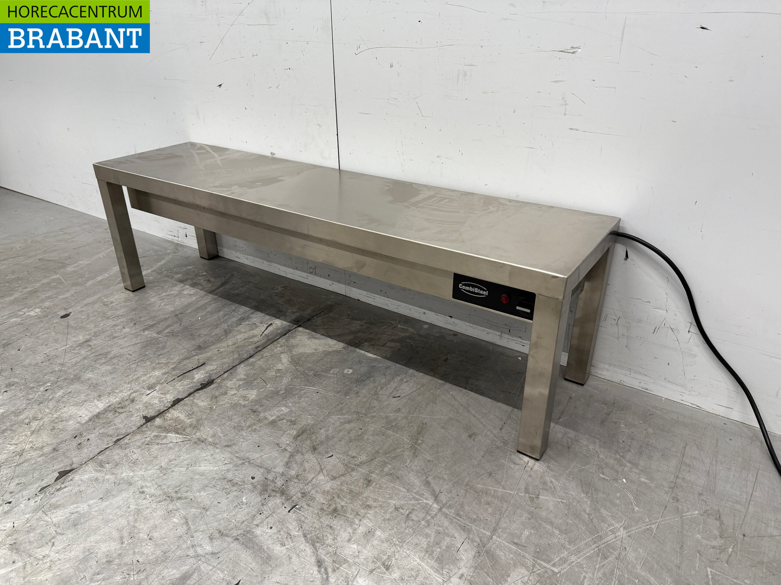 RVS Combisteel Warmtebrug 120 cm 230V Horeca - Afbeelding 2