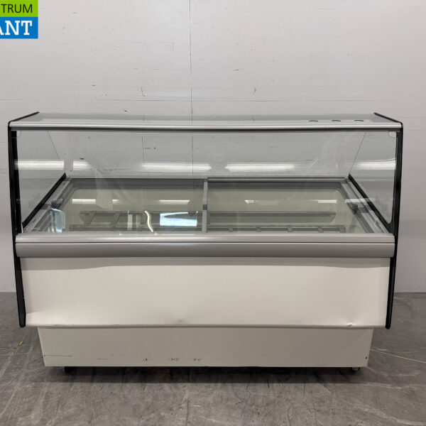 Verrijdbare Combisteel Athena Schepijsvitrine 13 bakken 230V Horeca