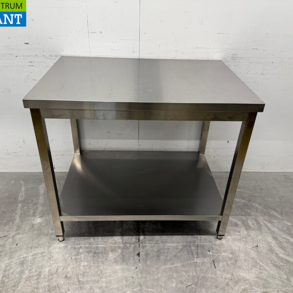 RVS Werktafel met onderschap 100 x 70 x 88.5 cm Horeca