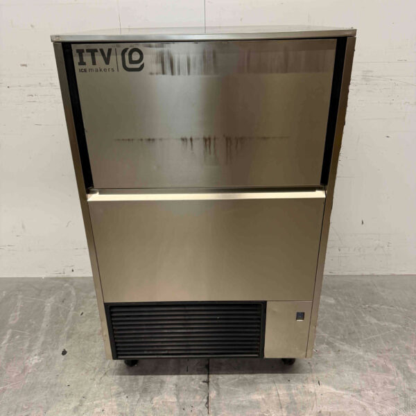 RVS ITV Ijsblokjesmachine 75 kg per dag 37 kg bunker 230V Horeca