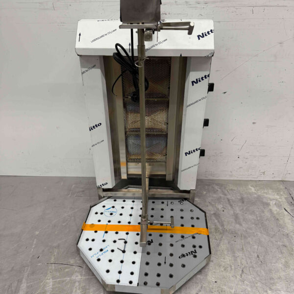 RVS Combisteel Gyros Grill Donergrill 3 branders Motor boven Gas Horeca