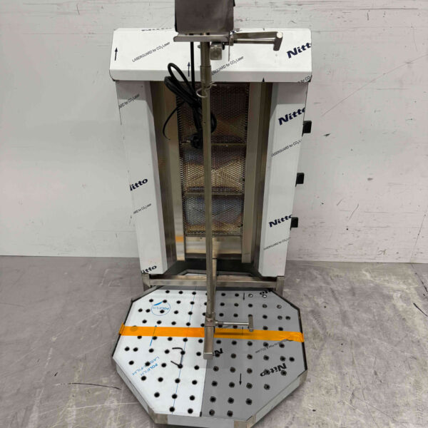 RVS Combisteel Gyros Grill Donergrill 3 branders Motor boven Gas Horeca