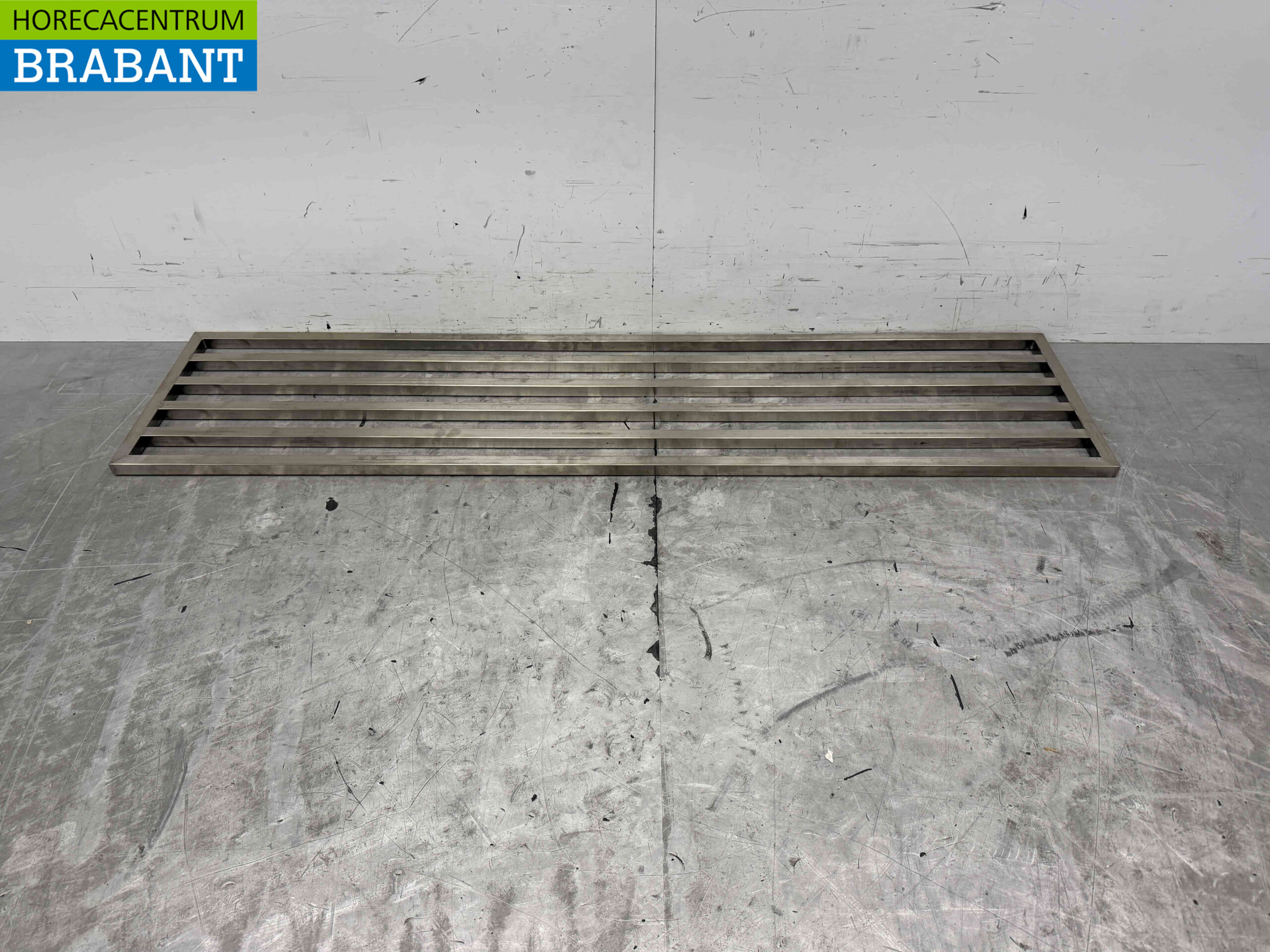 RVS Pannenrek Wandschap 170 x 40 cm Horeca - Afbeelding 5