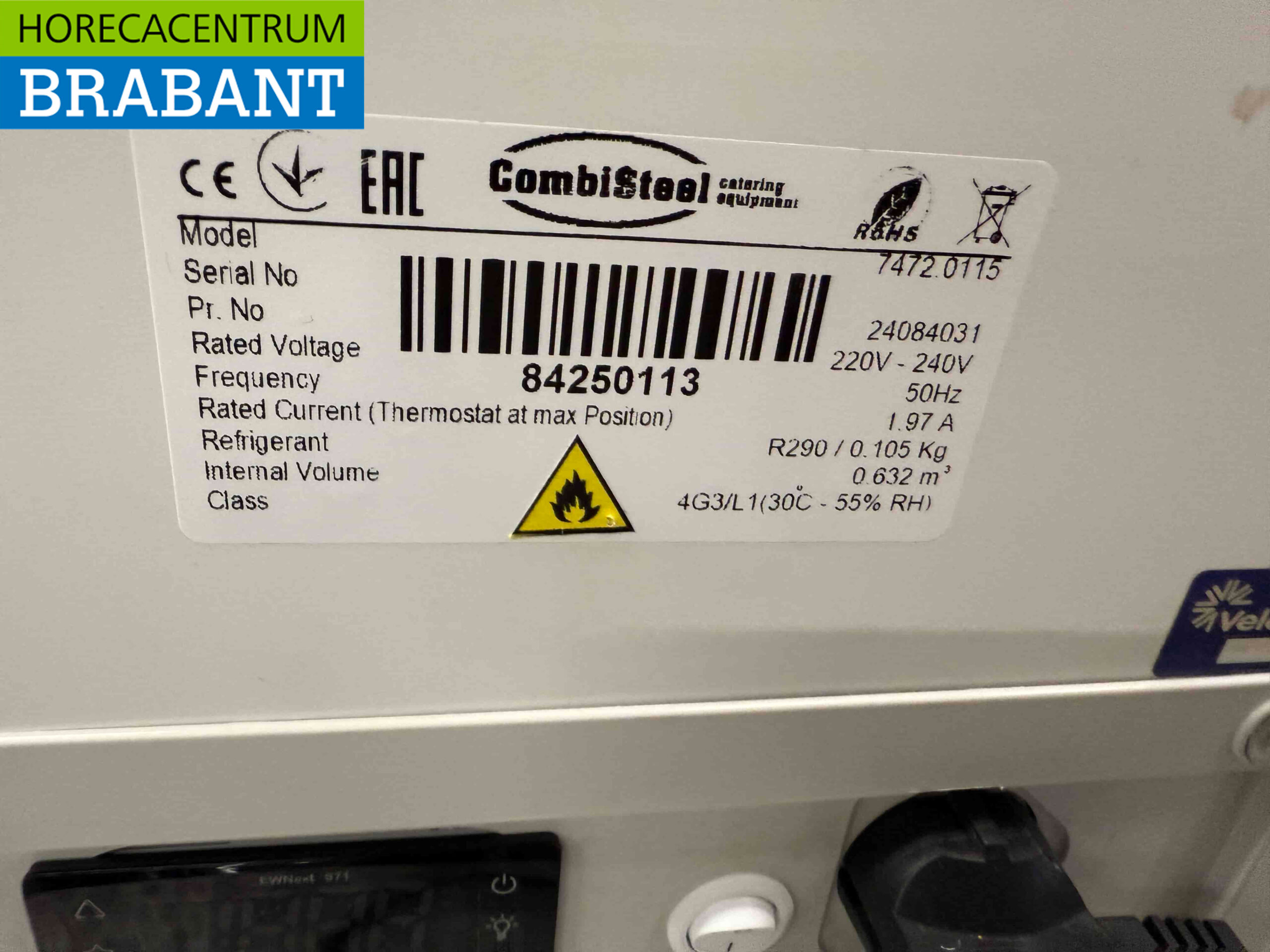 Verrijdbare Combisteel Hawai Schepijsvitrine 16 bakken 230V Horeca - Afbeelding 7