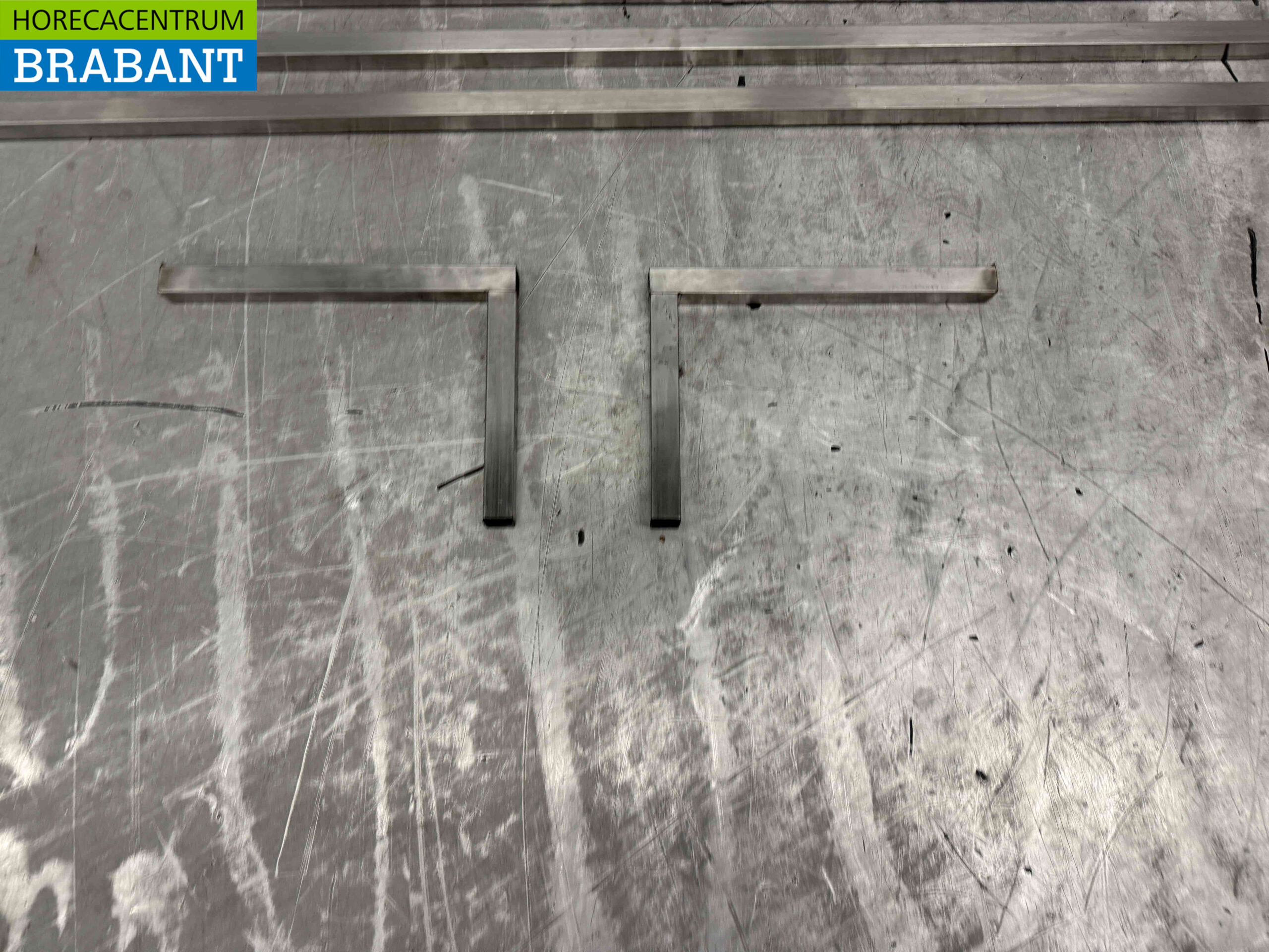 RVS Pannenrek Wandschap 160 x 30,5 cm Horeca - Afbeelding 2