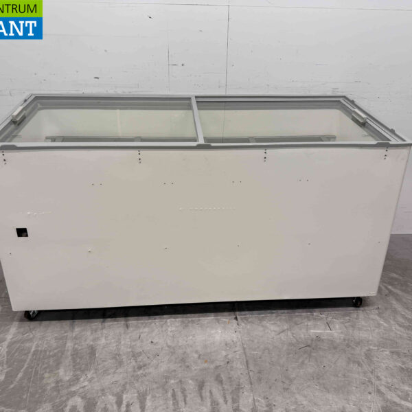 Verrijdbare Combisteel Schepijsvitrine 13 bakken 230V Horeca