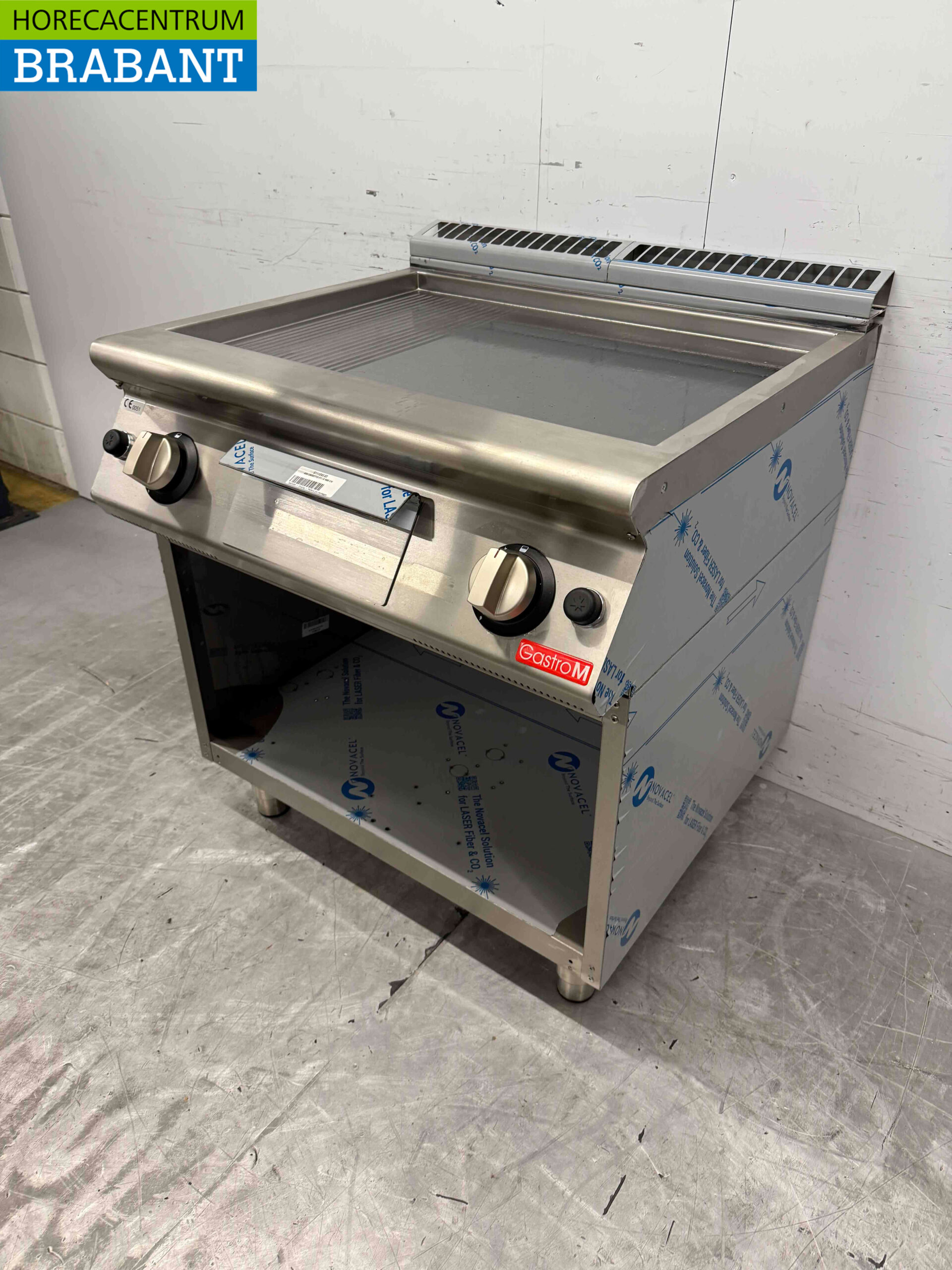 RVS Gastro M Bakplaat 80 cm Gas Horeca - Afbeelding 4