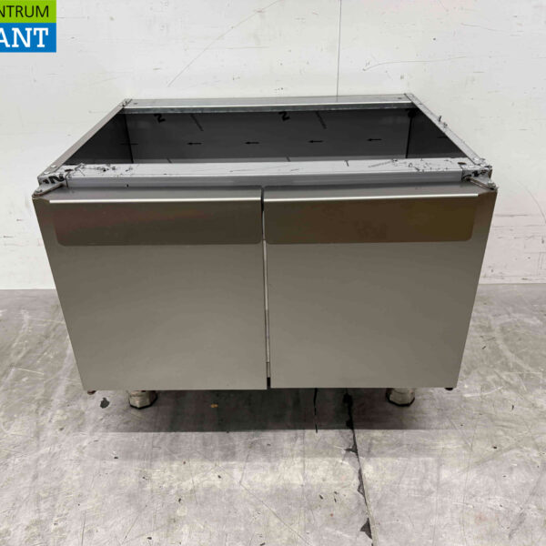 RVS Onderstel met 2 klapdeuren 650 Series 70 cm Horeca
