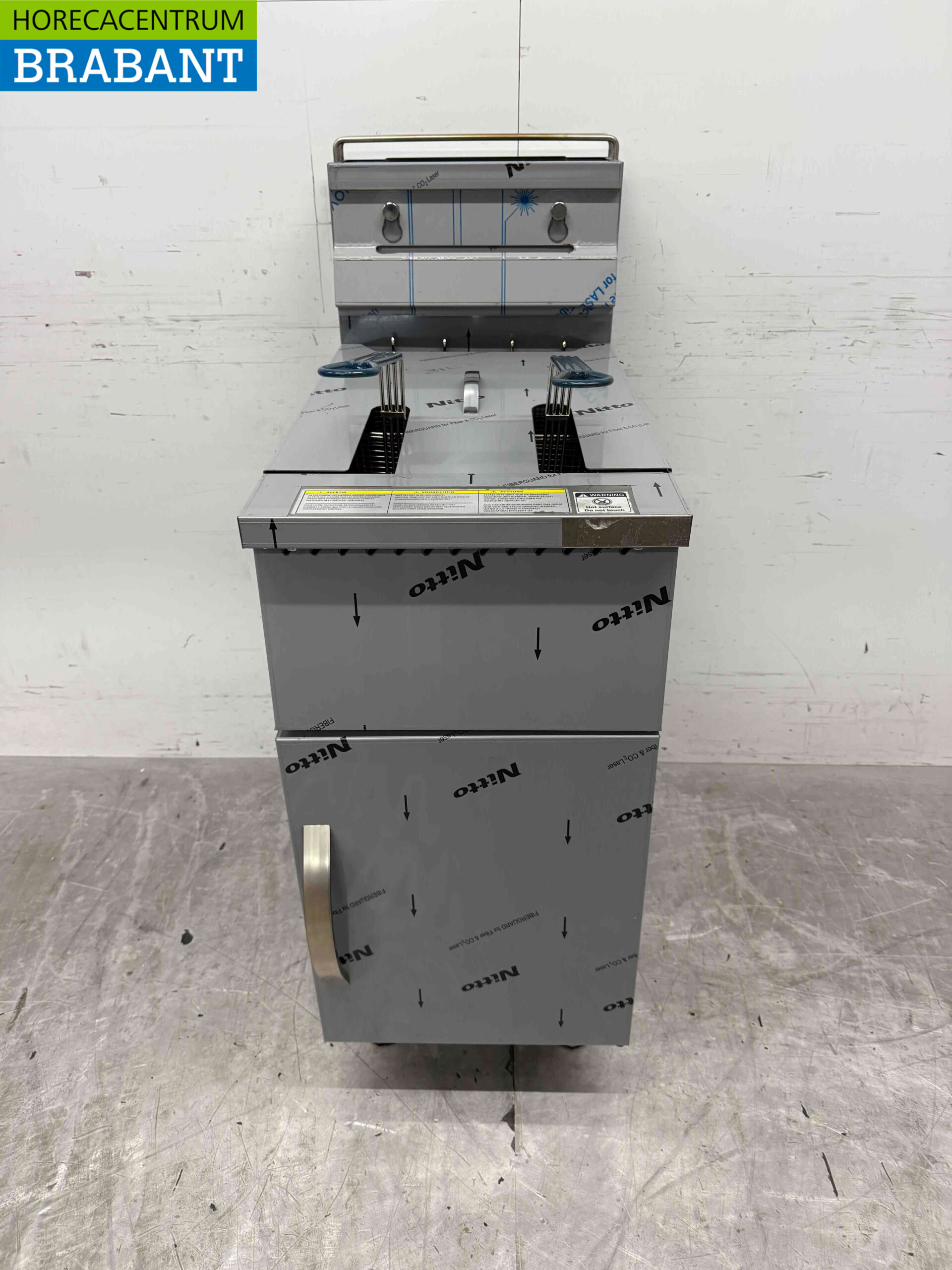 RVS Friteuse frituur 21 liter GAS Horeca