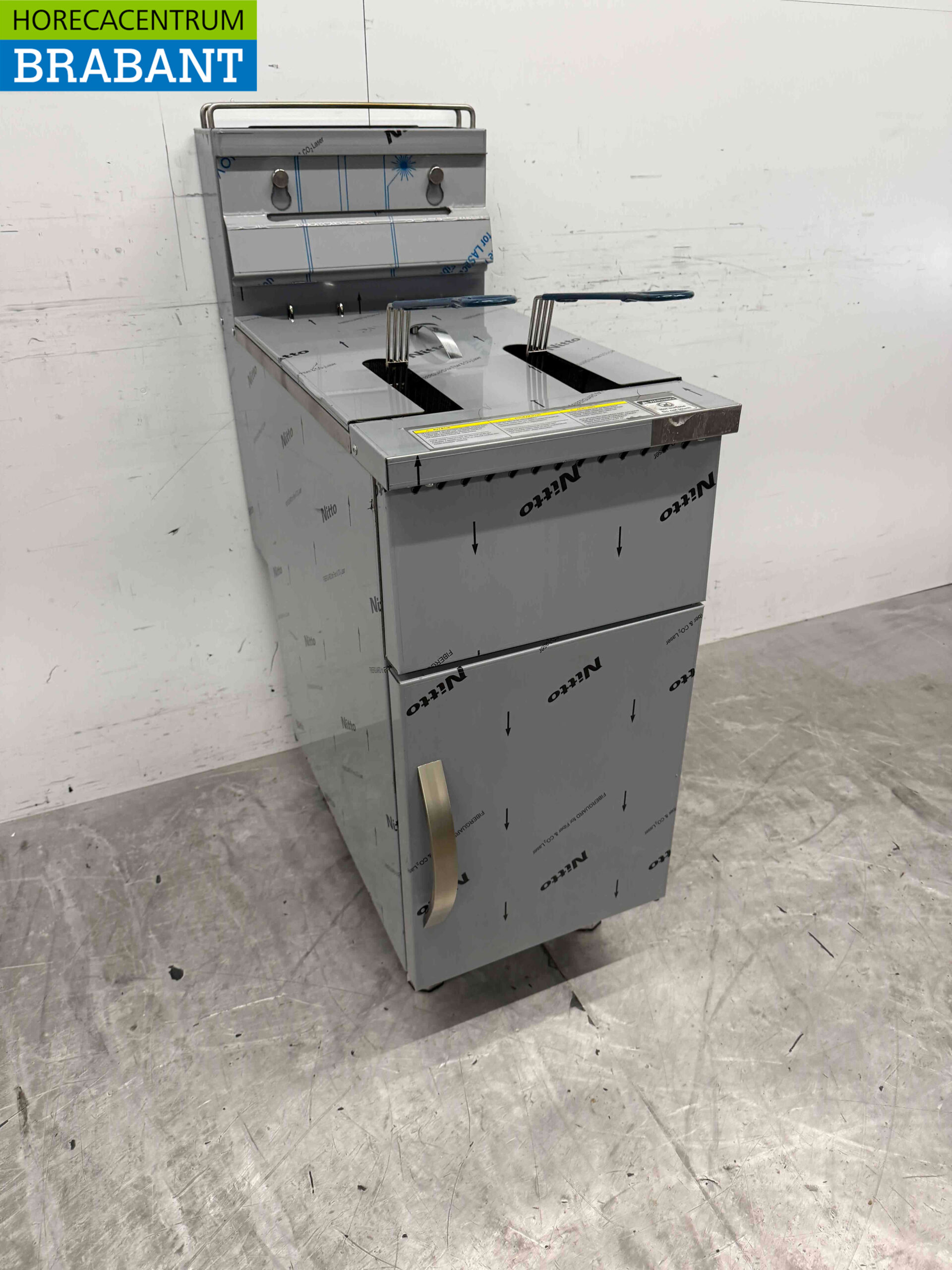 RVS Friteuse frituur 21 liter GAS Horeca - Afbeelding 3