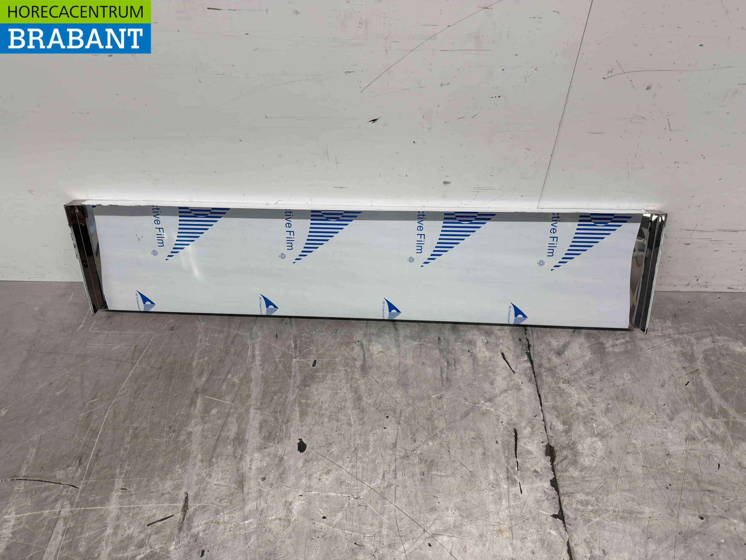 RVS Wandschap 140 x 30 cm Horeca - Afbeelding 2