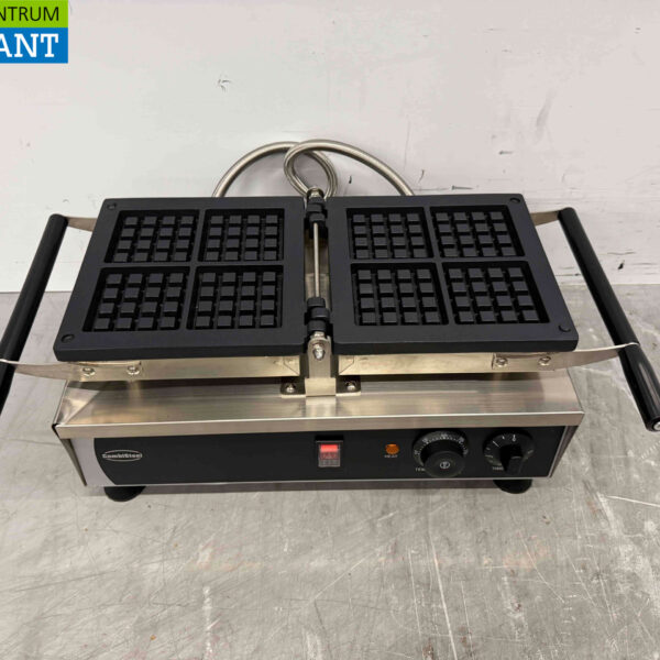 Combisteel RVS Kantelbare wafelijzer met timer 230V Horeca