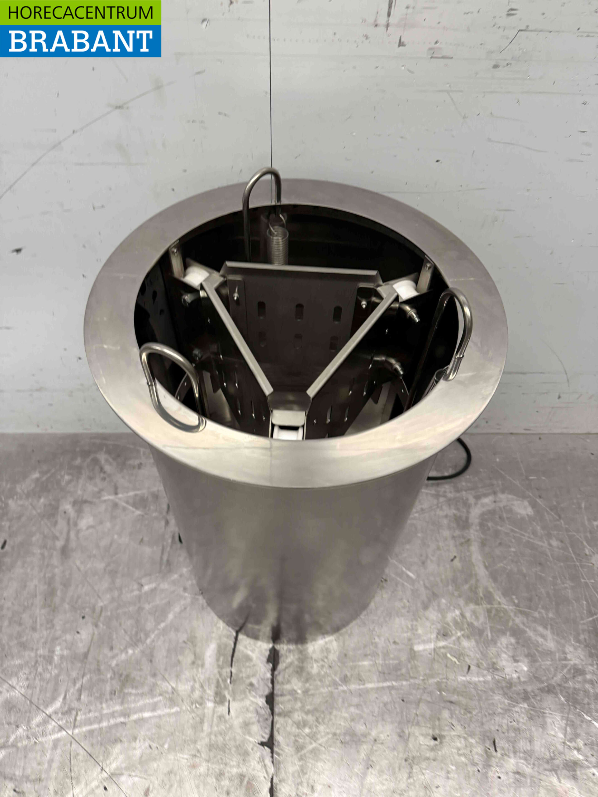 RVS Inbouw bordenwarmer bordendispenser 44 cm 230V Horeca - Afbeelding 2