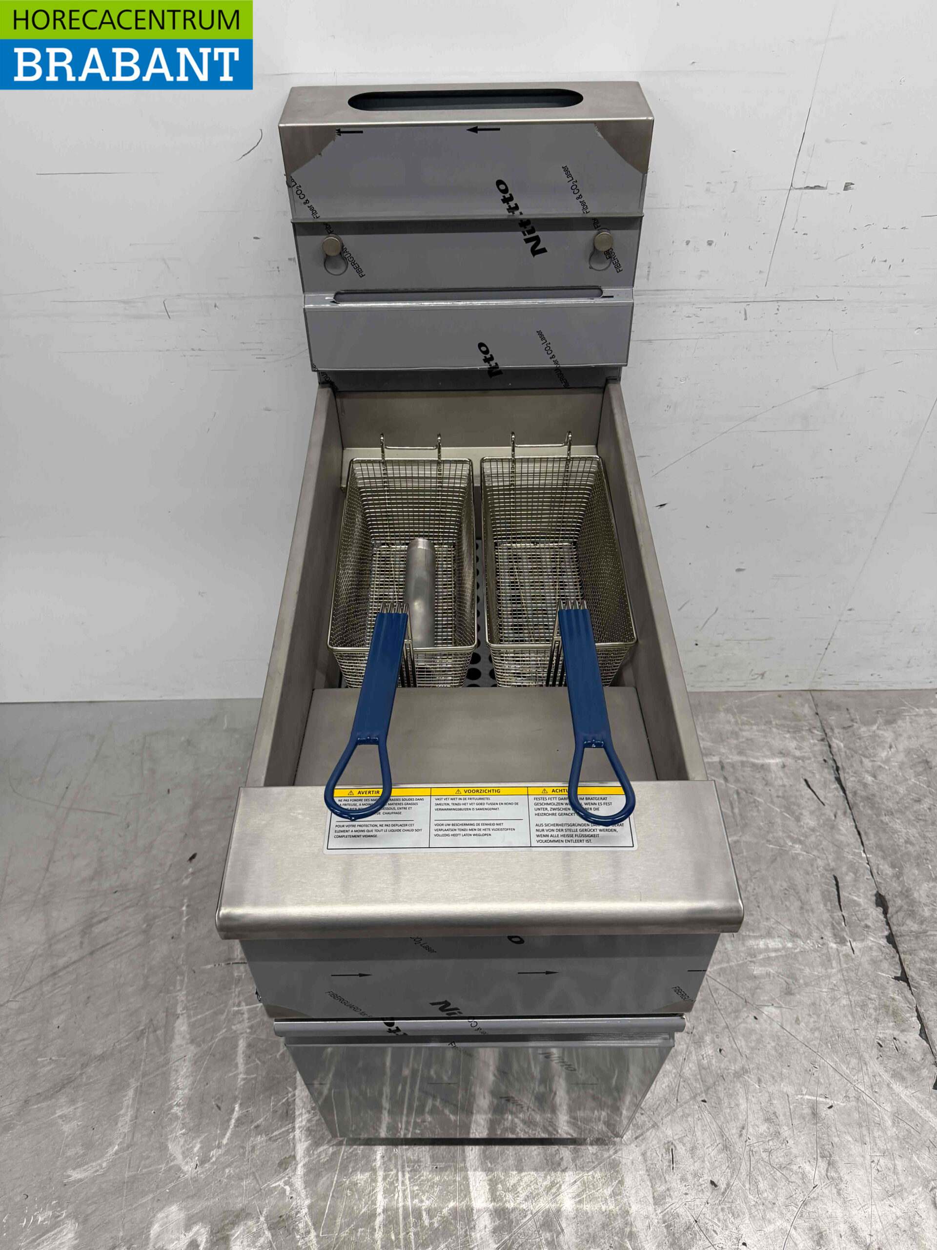 RVS Friteuse frituur 21 liter GAS Horeca - Afbeelding 4