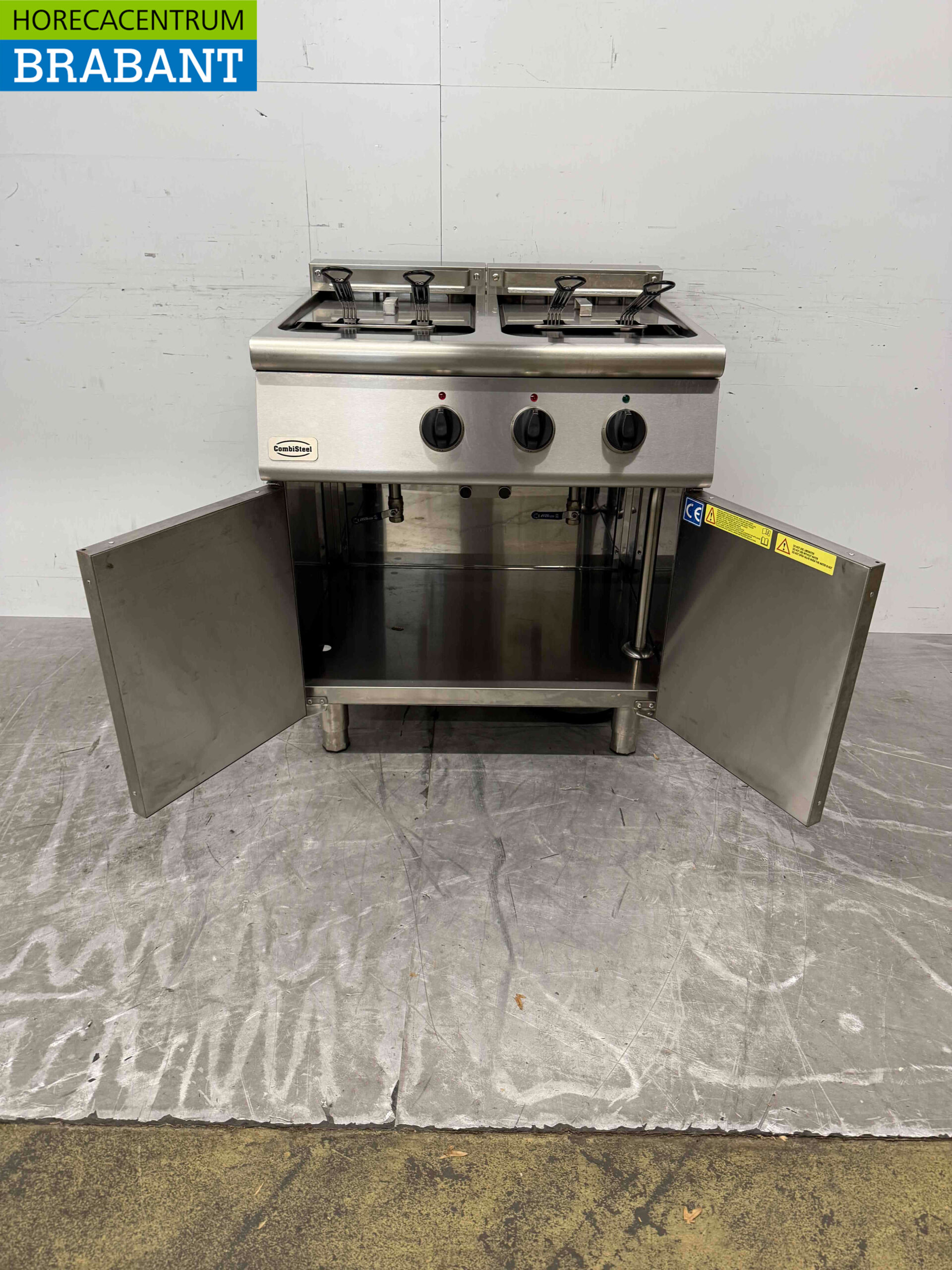 RVS Combisteel Dubbele Friteuse 2 x 18 liter 400V Horeca - Afbeelding 5