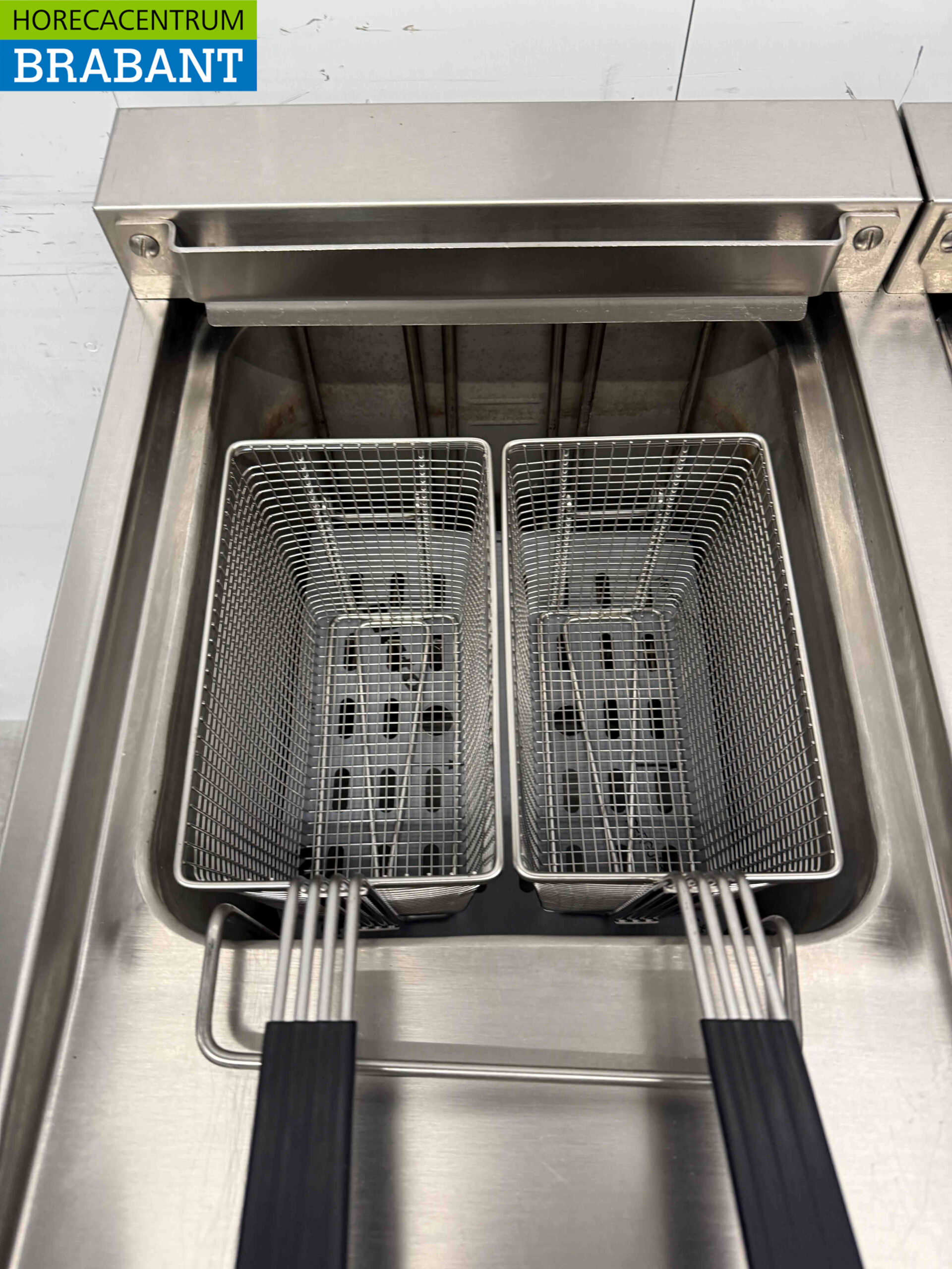 RVS Combisteel Dubbele Friteuse 2 x 18 liter 400V Horeca - Afbeelding 6