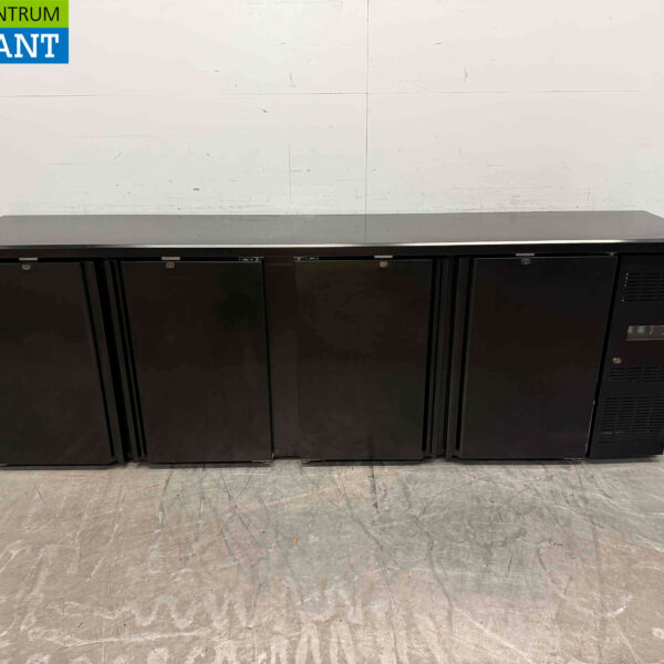 Combisteel barkoeling backbar 4 deuren 254,5 cm Horeca