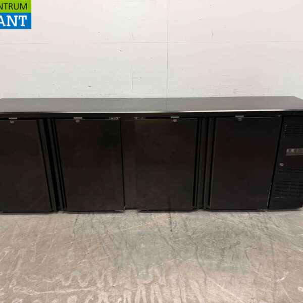 Combisteel barkoeling backbar 4 deuren 254,5 cm Horeca