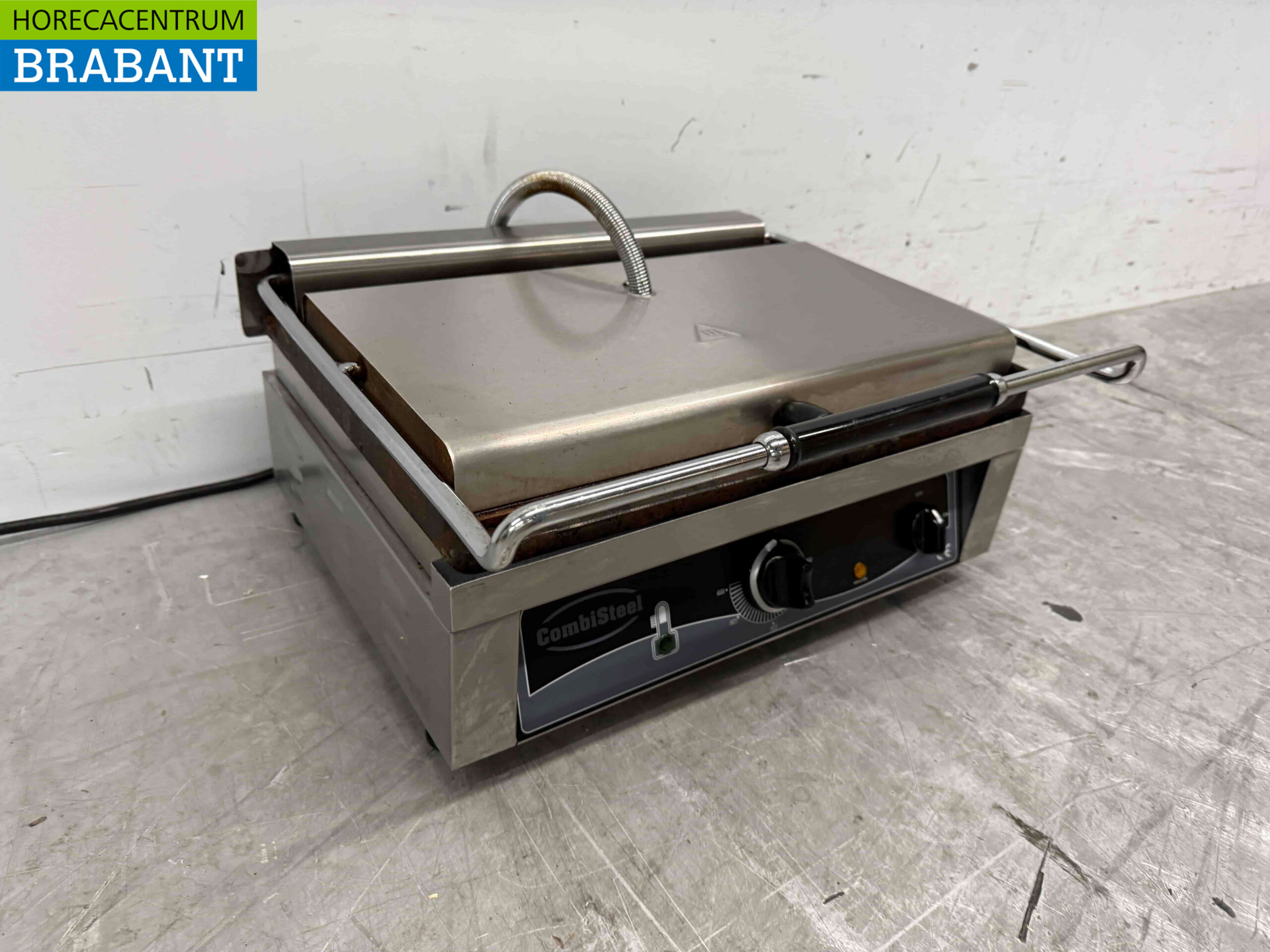 RVS Combisteel Contactgrill Paninigrill Grill Ribbel 230V Horeca - Afbeelding 3