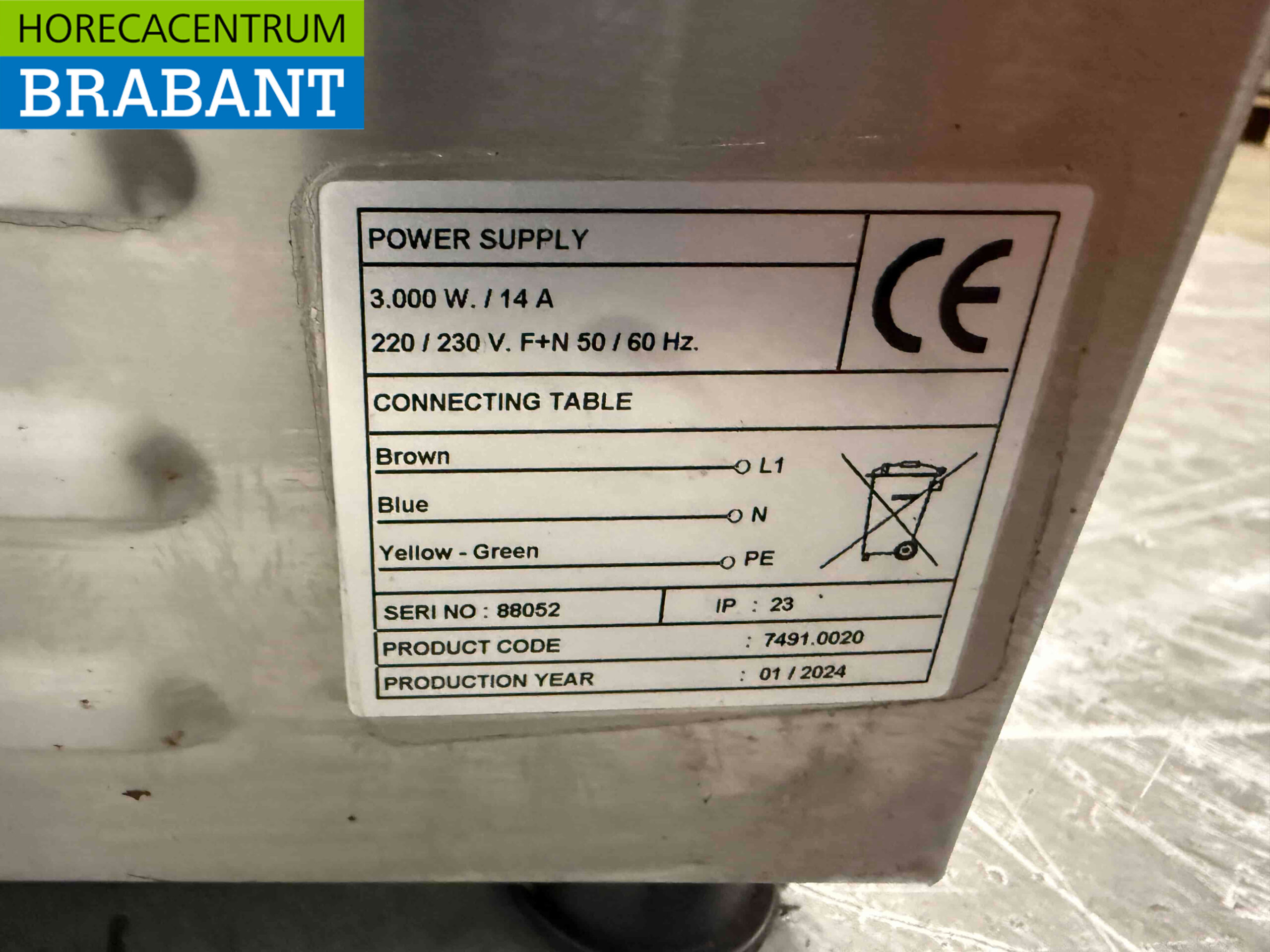 RVS Combisteel Contactgrill Paninigrill Grill Ribbel 230V Horeca - Afbeelding 5