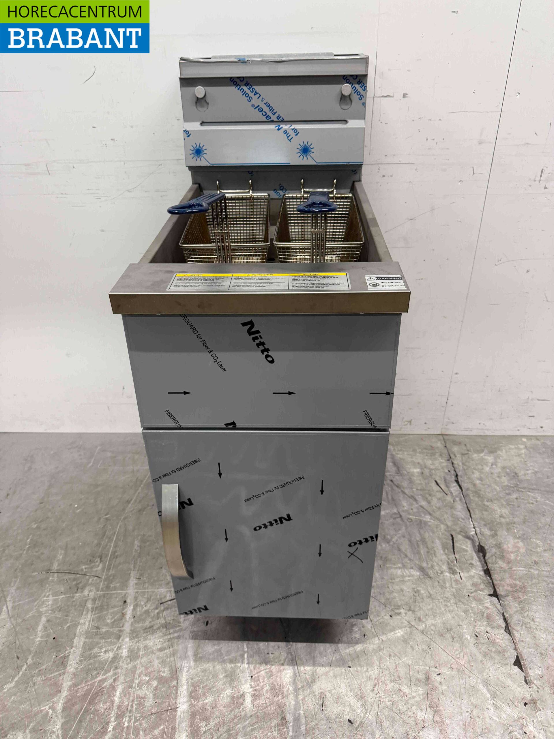 RVS Friteuse frituur 21 liter GAS Horeca