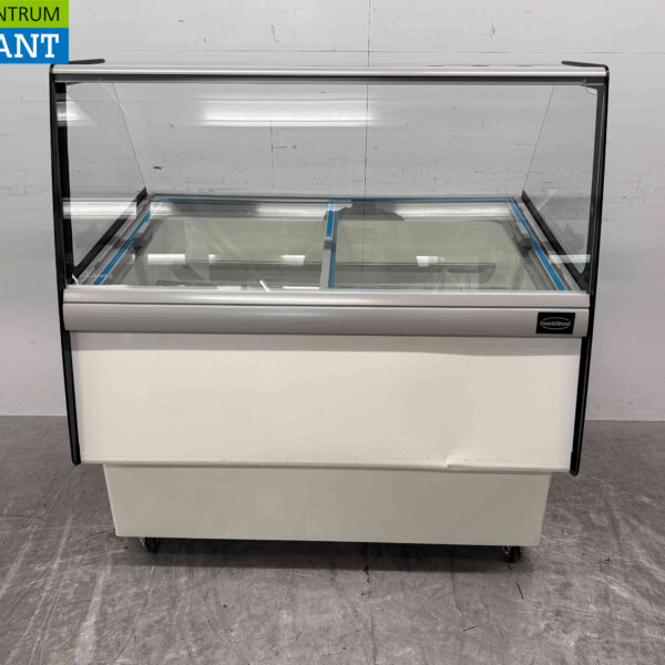 Verrijdbare Combisteel Ibiza Schepijsvitrine 8 bakken 230V Horeca