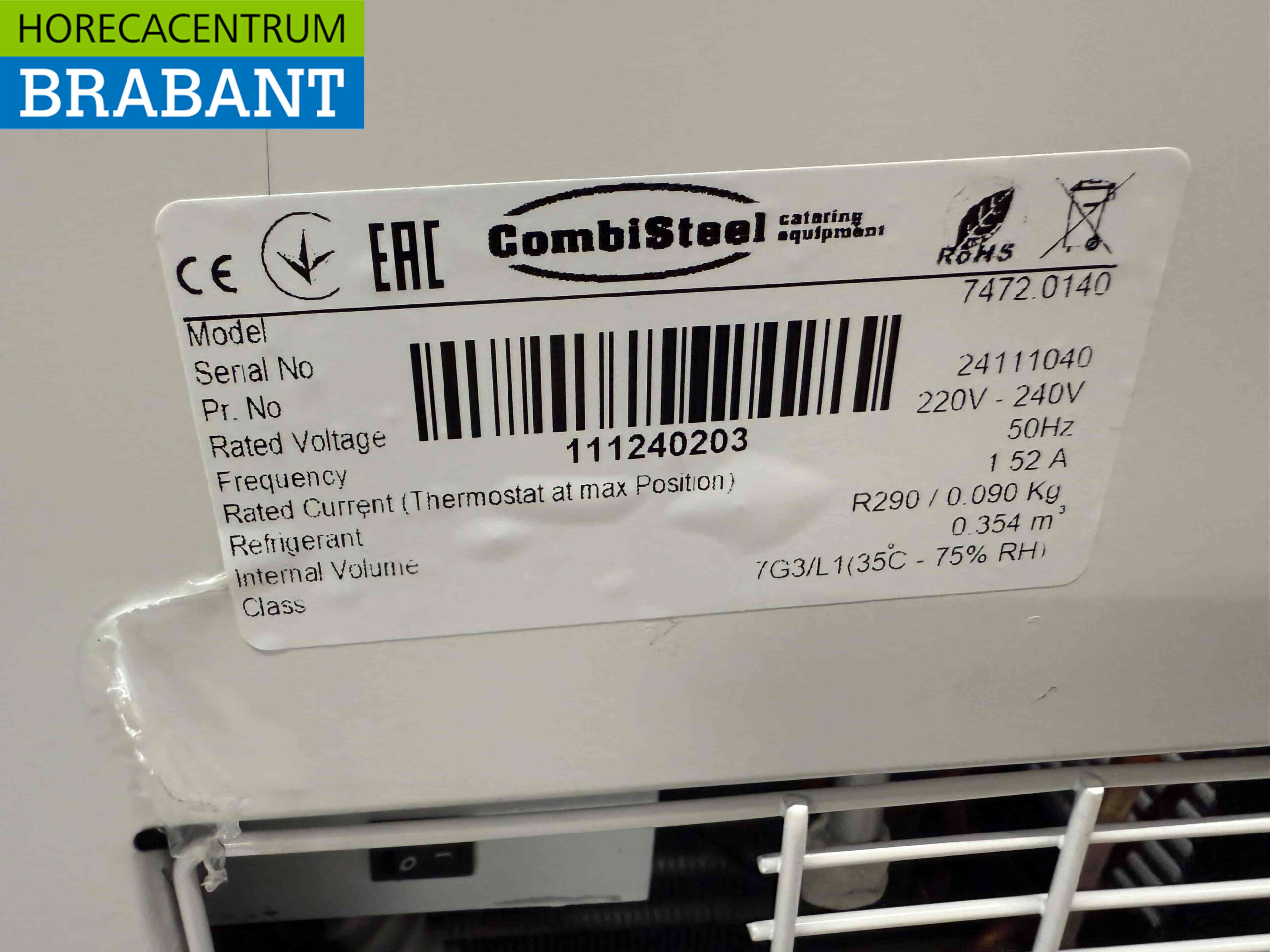 Verrijdbare Combisteel Ibiza Schepijsvitrine 8 bakken 230V Horeca - Afbeelding 8