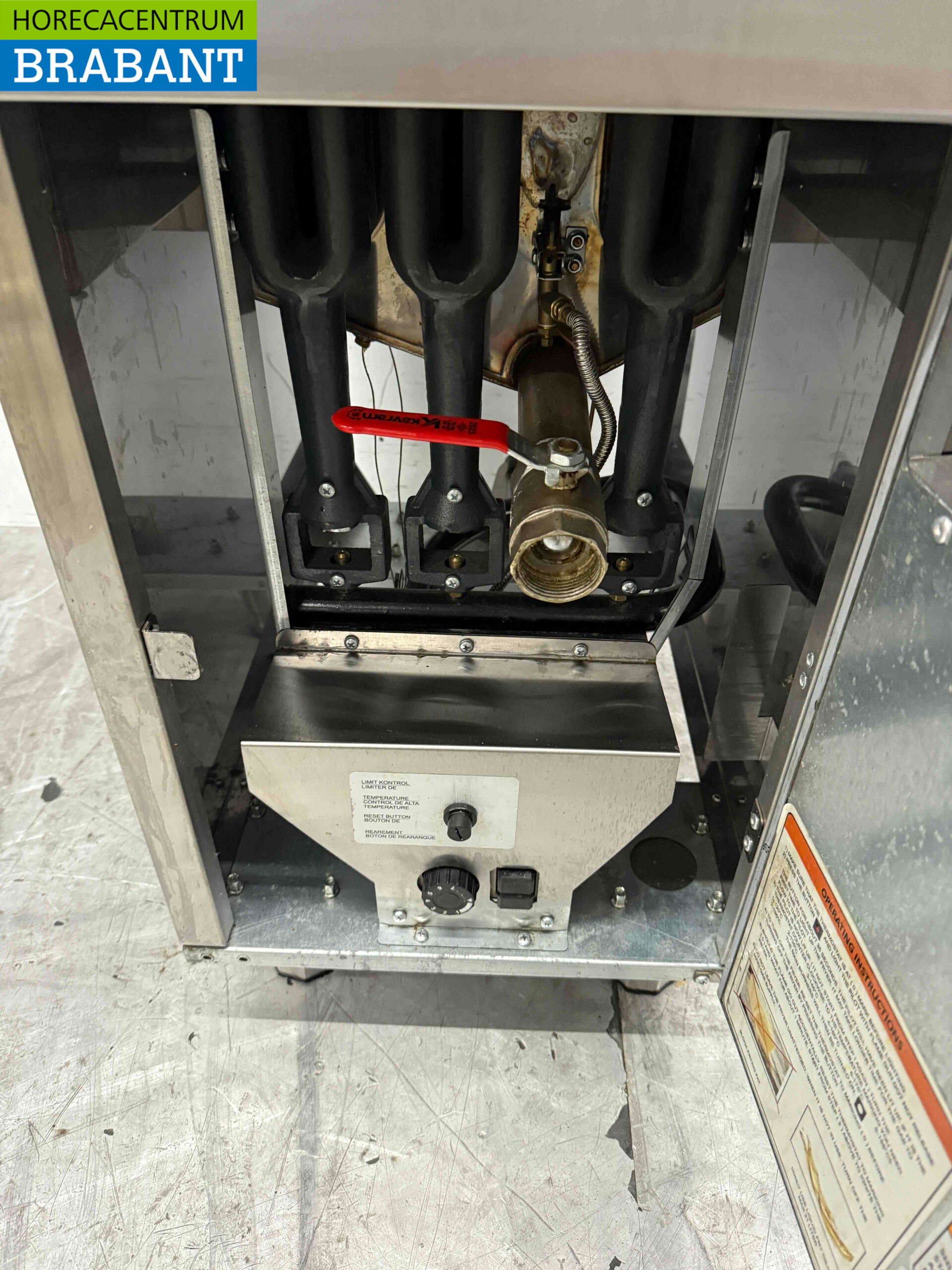 RVS Friteuse frituur 21 liter GAS Horeca - Afbeelding 6