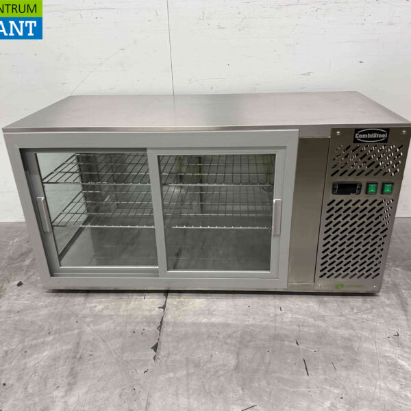 RVS Combisteel Koelvitrine Opzetvitrine 111 cm 230V Horeca