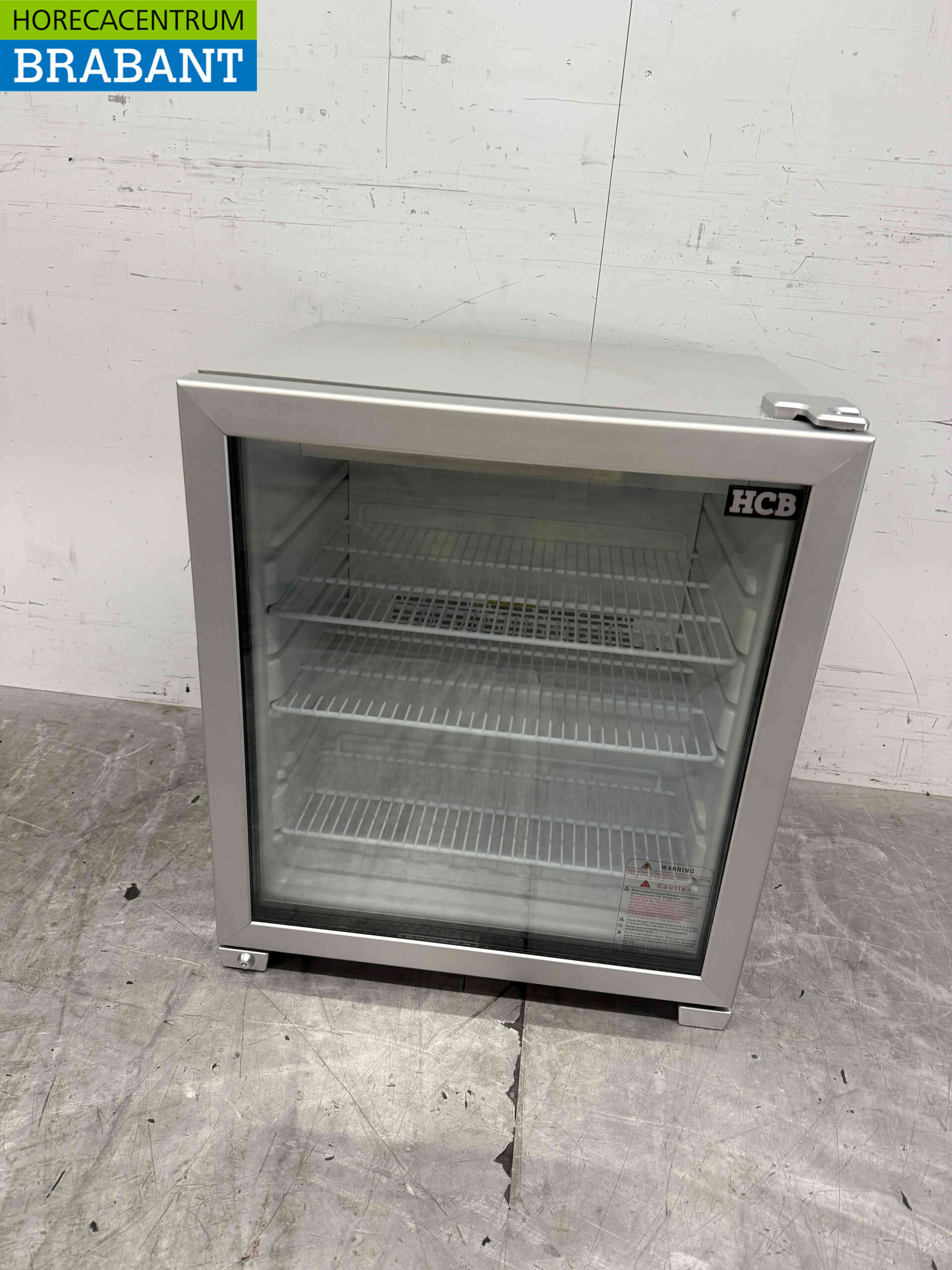 HCB Glasdeurkoeling Koelkast Drankkoelkast Glazen deur 90 liter 230V Horeca