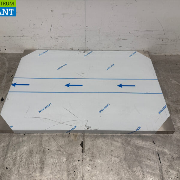 RVS Werkblad 100 x 70 x 4 cm Horeca