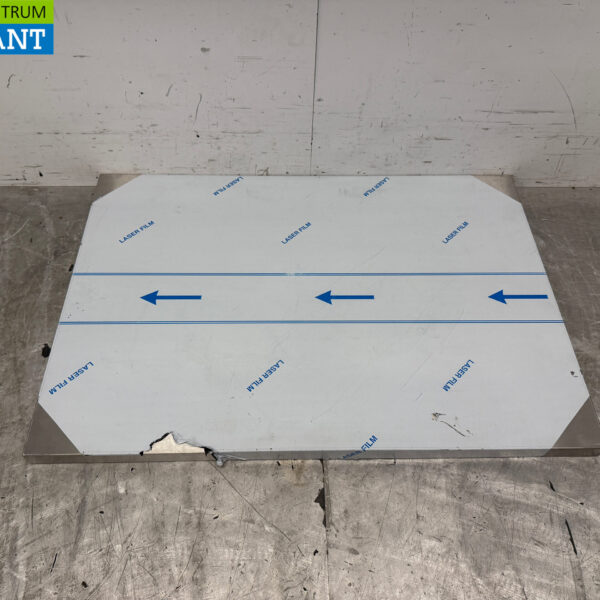 RVS Werkblad 100 x 70 x 4 cm Horeca