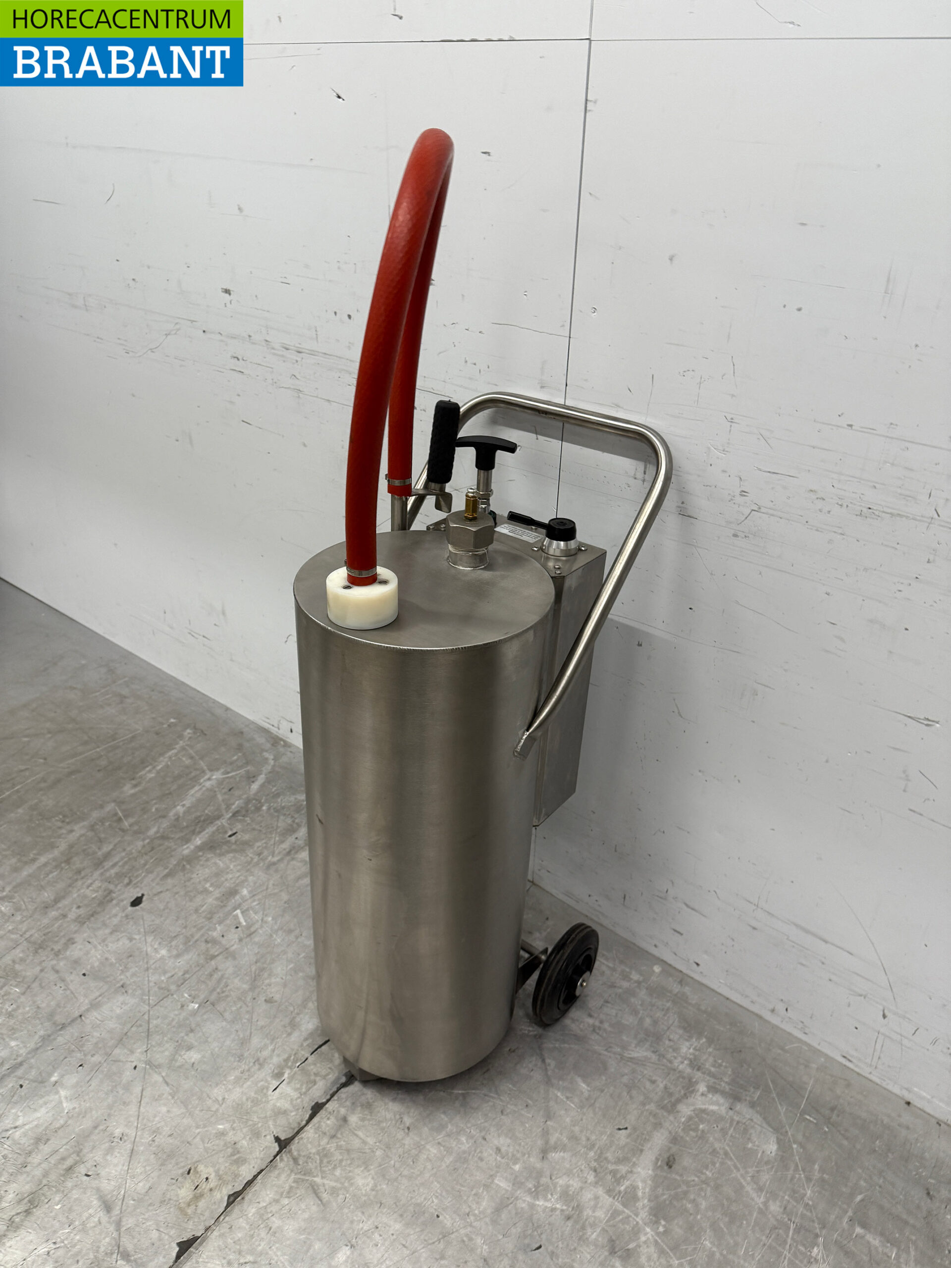 RVS FRY MATE Frituurolie Transporter Vetpomp 40 liter Horeca Cafetaria - Afbeelding 2