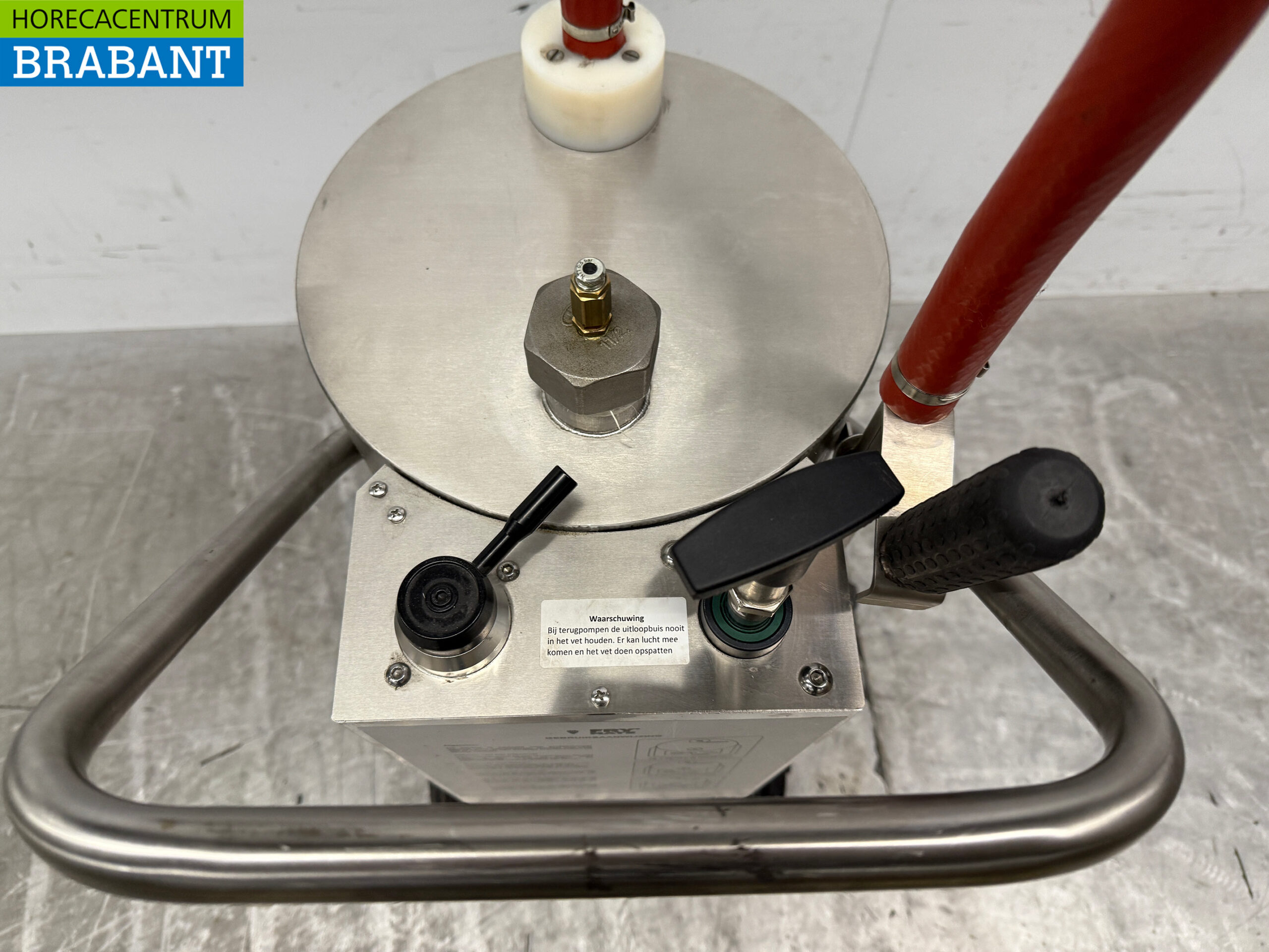 RVS FRY MATE Frituurolie Transporter Vetpomp 40 liter Horeca Cafetaria - Afbeelding 4