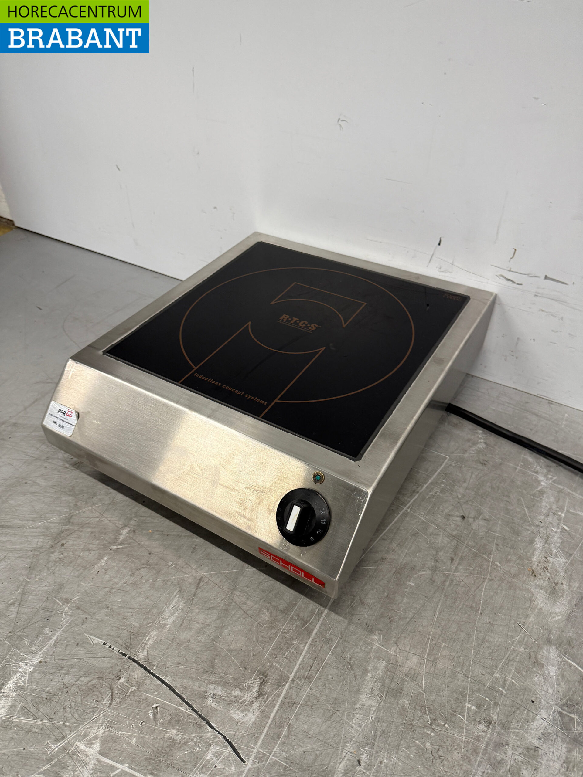 RVS Scholl Inductiefornuis Kookplaat 5 kW 400V Horeca - Afbeelding 2