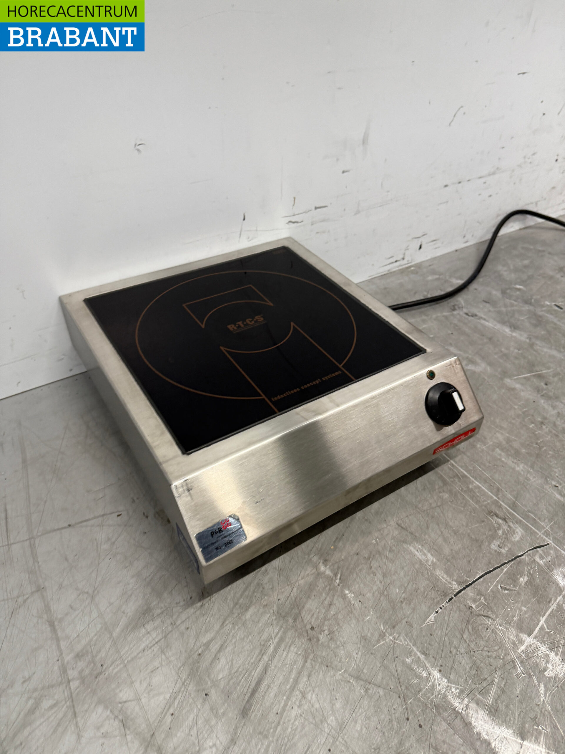 RVS Scholl Inductiefornuis Kookplaat 5 kW 400V Horeca - Afbeelding 3