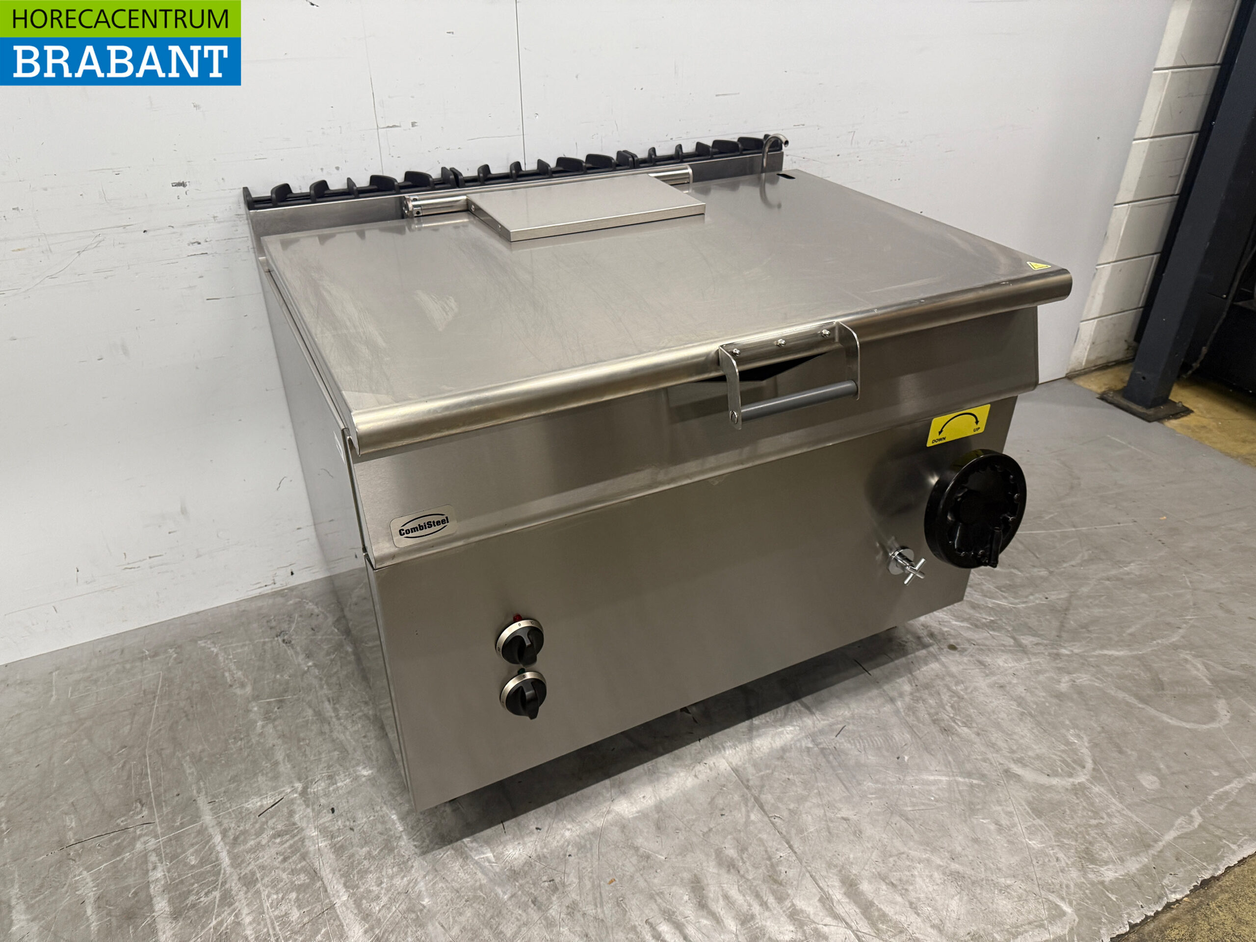 RVS Combisteel Kantelbare Braadslee 120 liter 120 cm 400V Horeca - Afbeelding 3