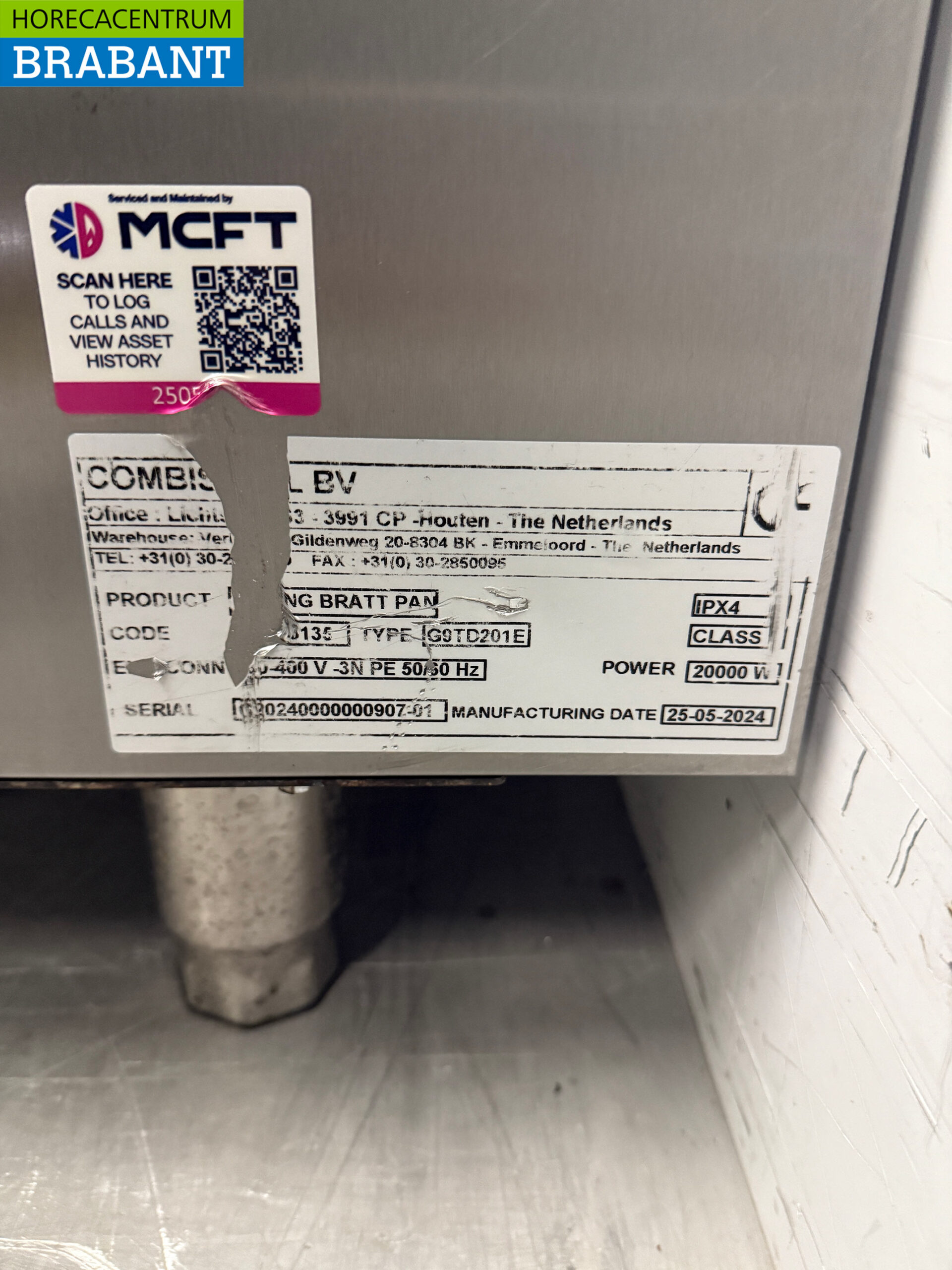 RVS Combisteel Kantelbare Braadslee 120 liter 120 cm 400V Horeca - Afbeelding 6