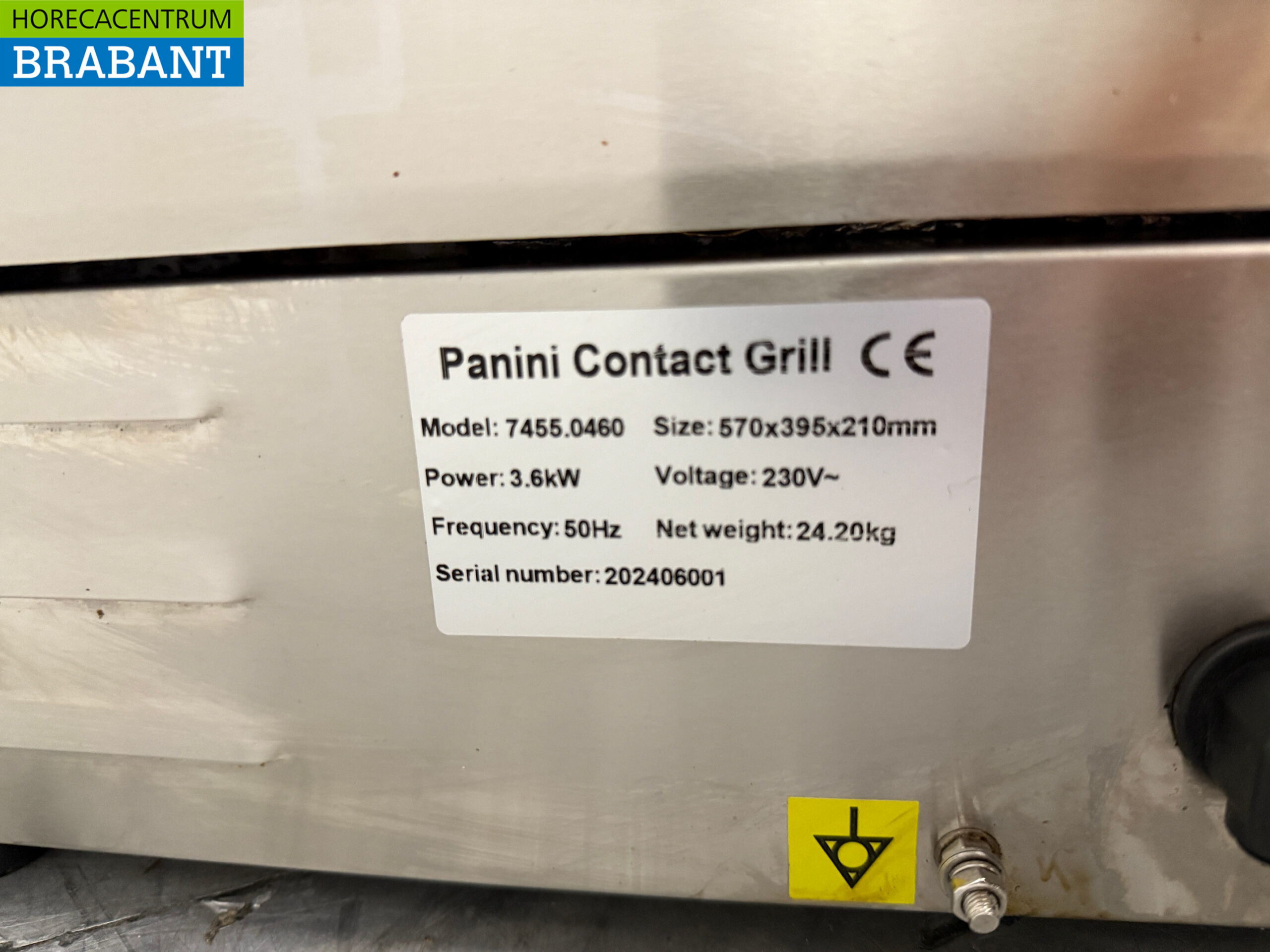 RVS Combisteel Dubbele Contactgrill Paninigrill Geribbeld 230V Horeca - Afbeelding 5