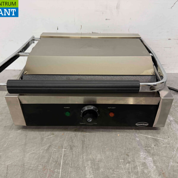 RVS Combisteel Contactgrill Paninigrill Geribbeld 230V Horeca