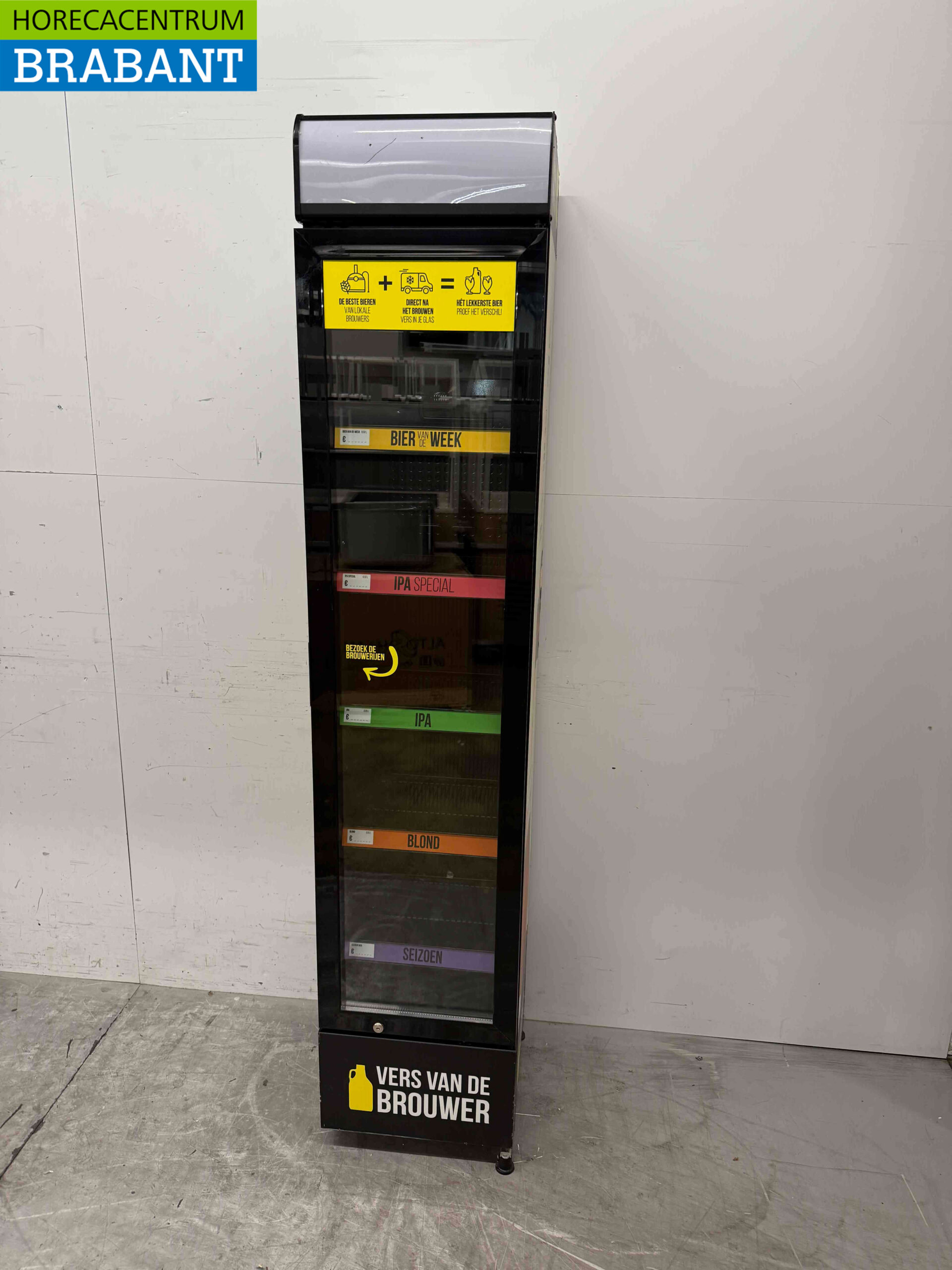 Gastro-Cool Glasdeurkoeling Koelkast Drankkoelkast Glazen deur 155 liter 230V Horeca