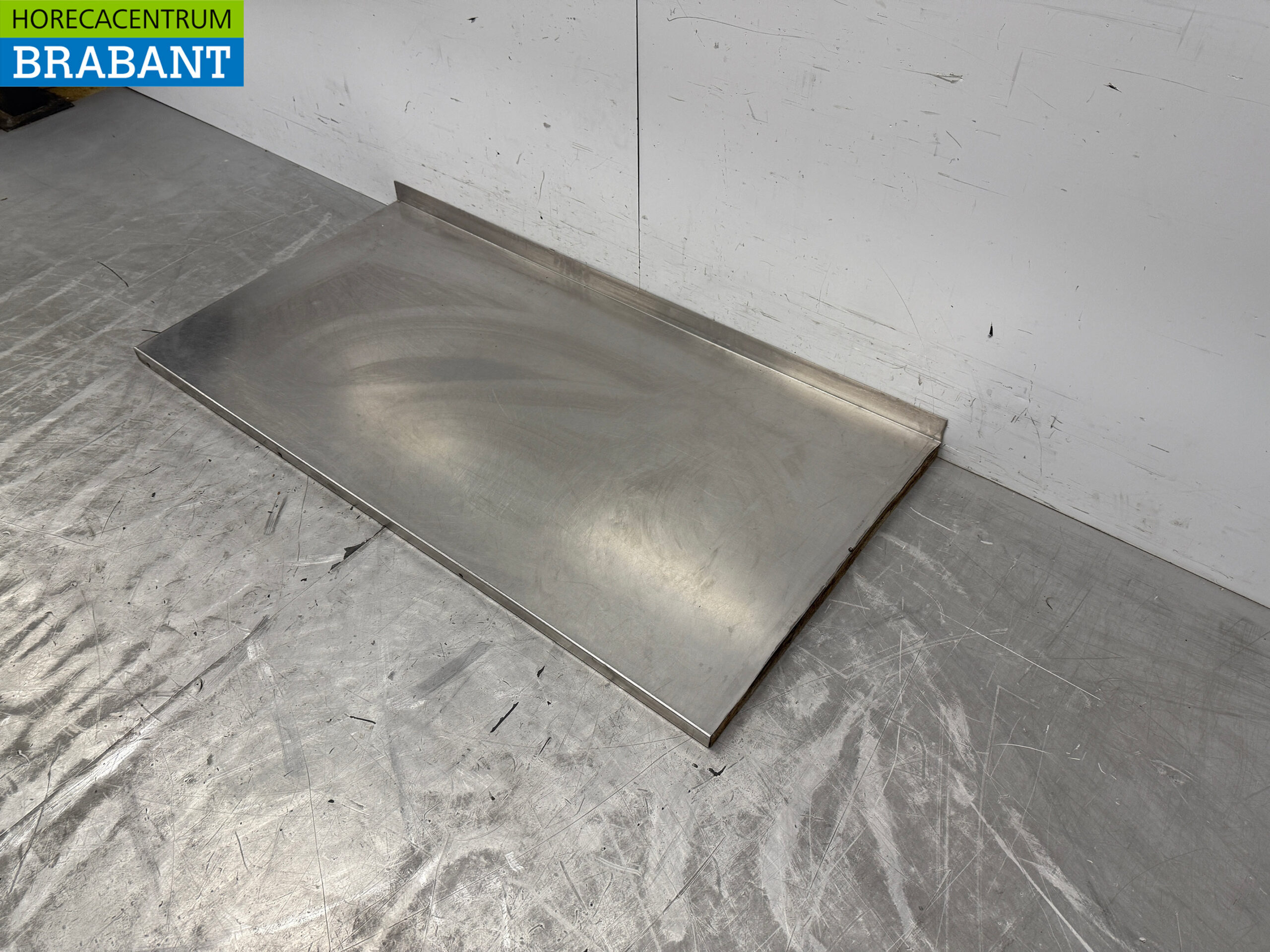 RVS Werkblad Opstaande rand 138,5 x 70 cm Horeca - Afbeelding 2