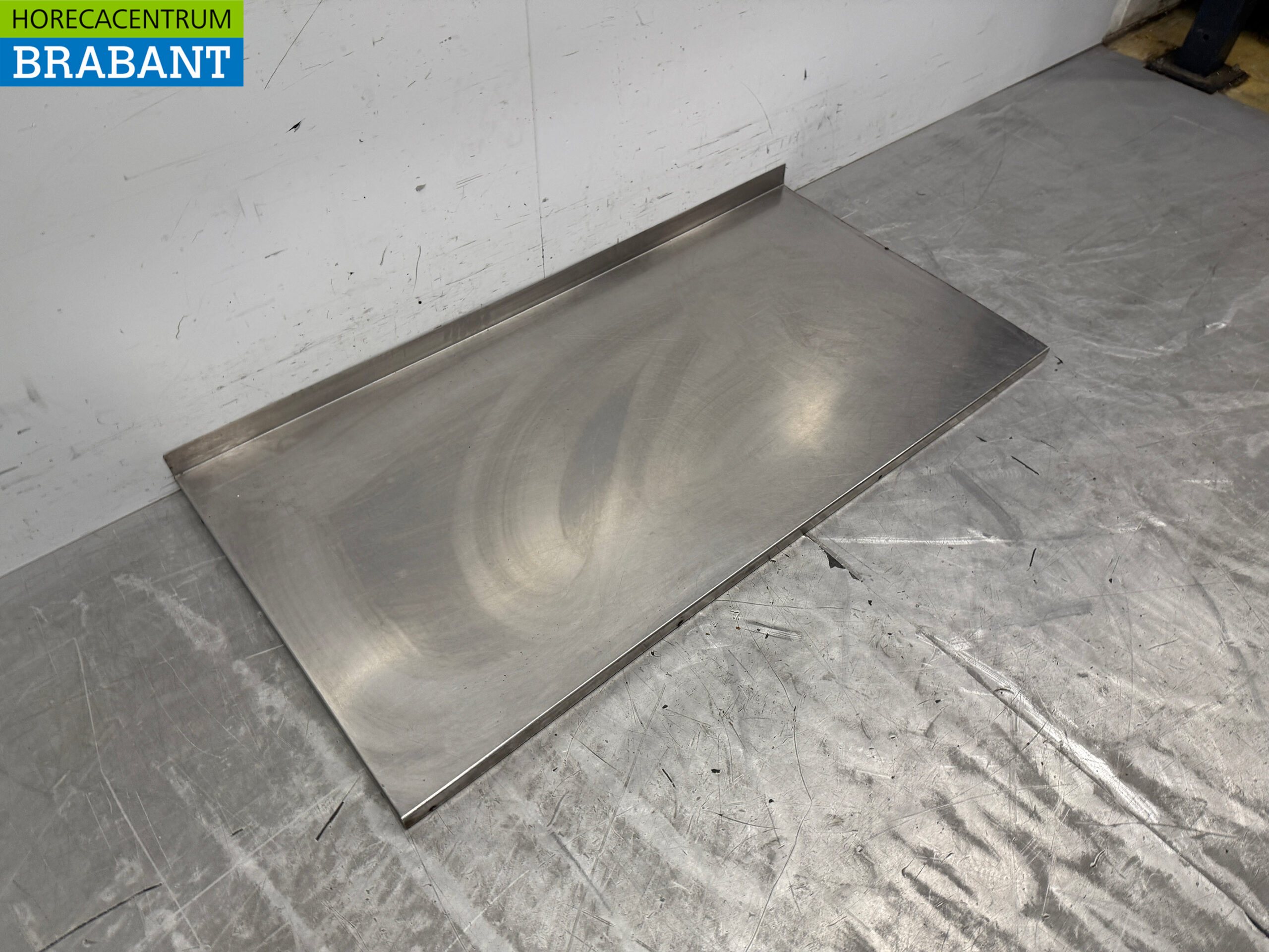 RVS Werkblad Opstaande rand 138,5 x 70 cm Horeca - Afbeelding 3