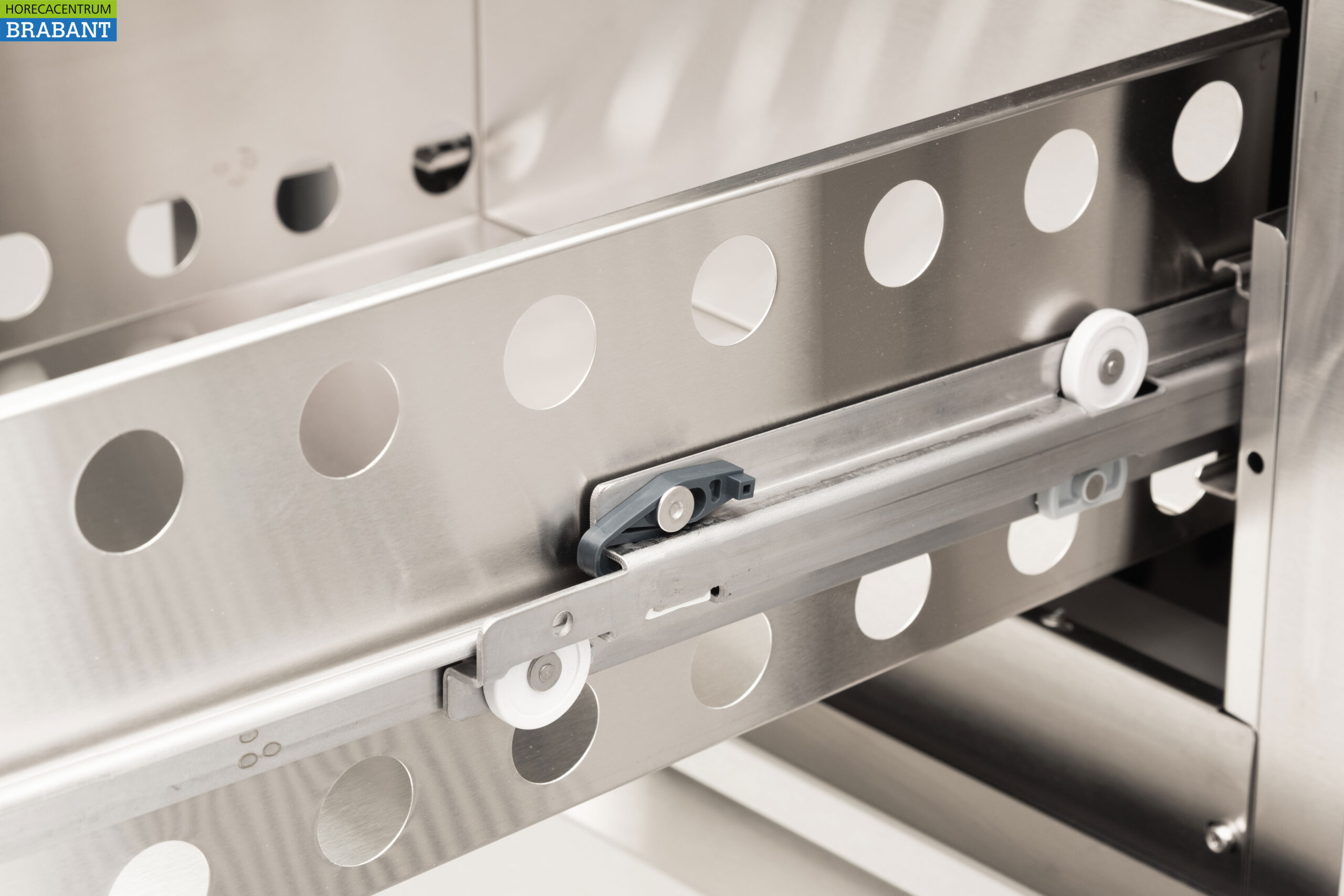 HCB RVS Koelwerkbank 6 laden 179,5 cm 230V Horeca - Afbeelding 8