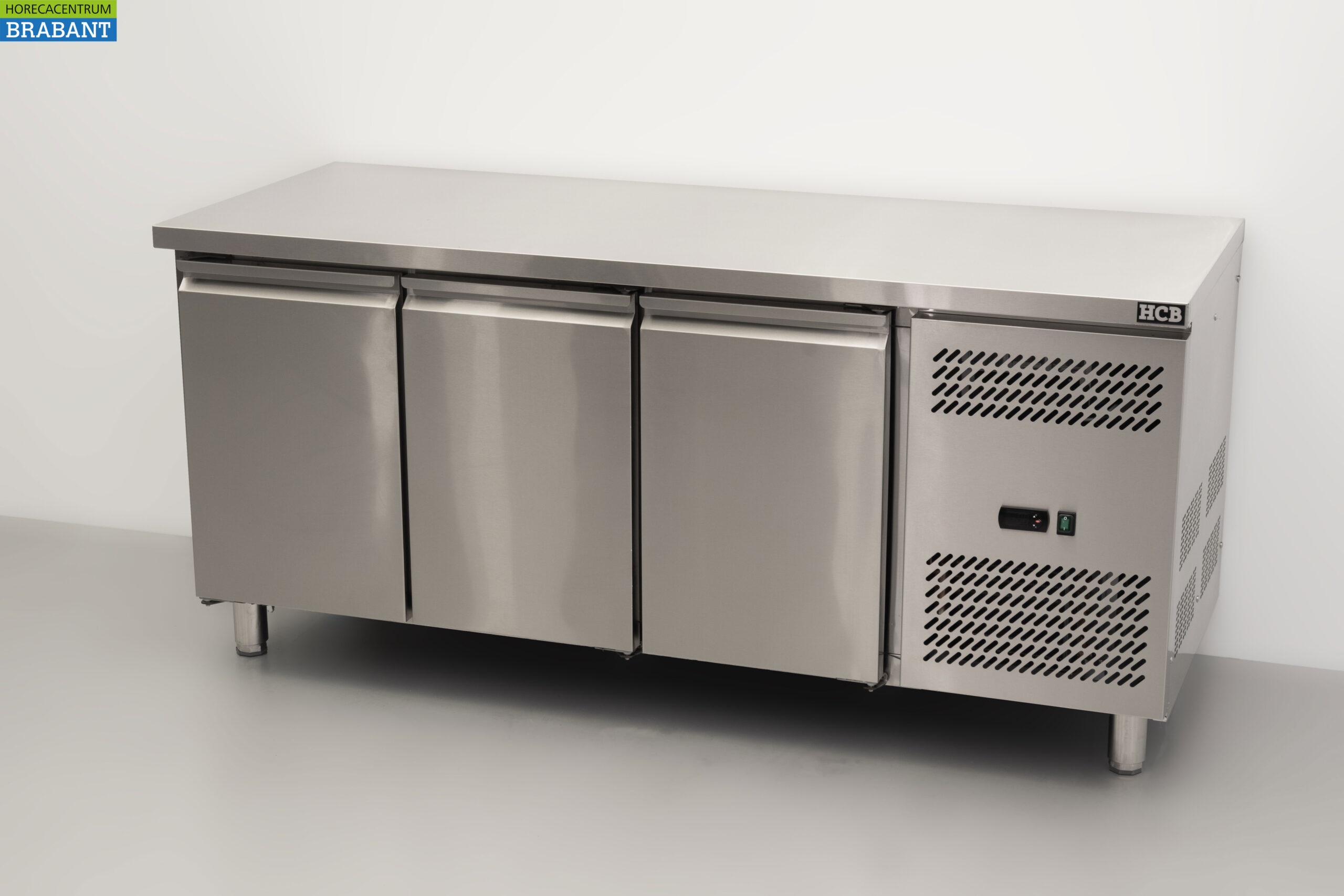 RVS Vrieswerkbank 3 deuren 1/1 gastronorm 179,5 cm Horeca - Afbeelding 2