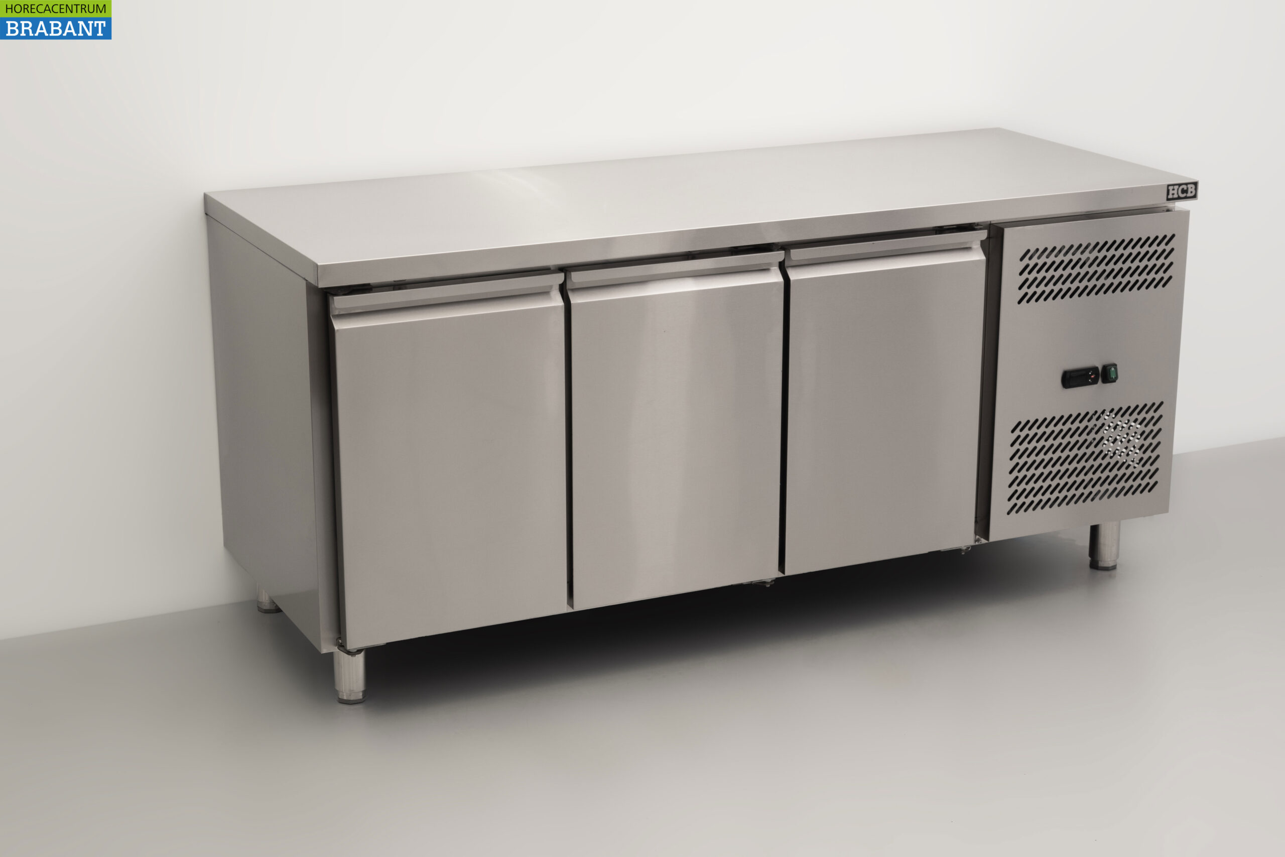 RVS Vrieswerkbank 3 deuren 1/1 gastronorm 179,5 cm Horeca - Afbeelding 3