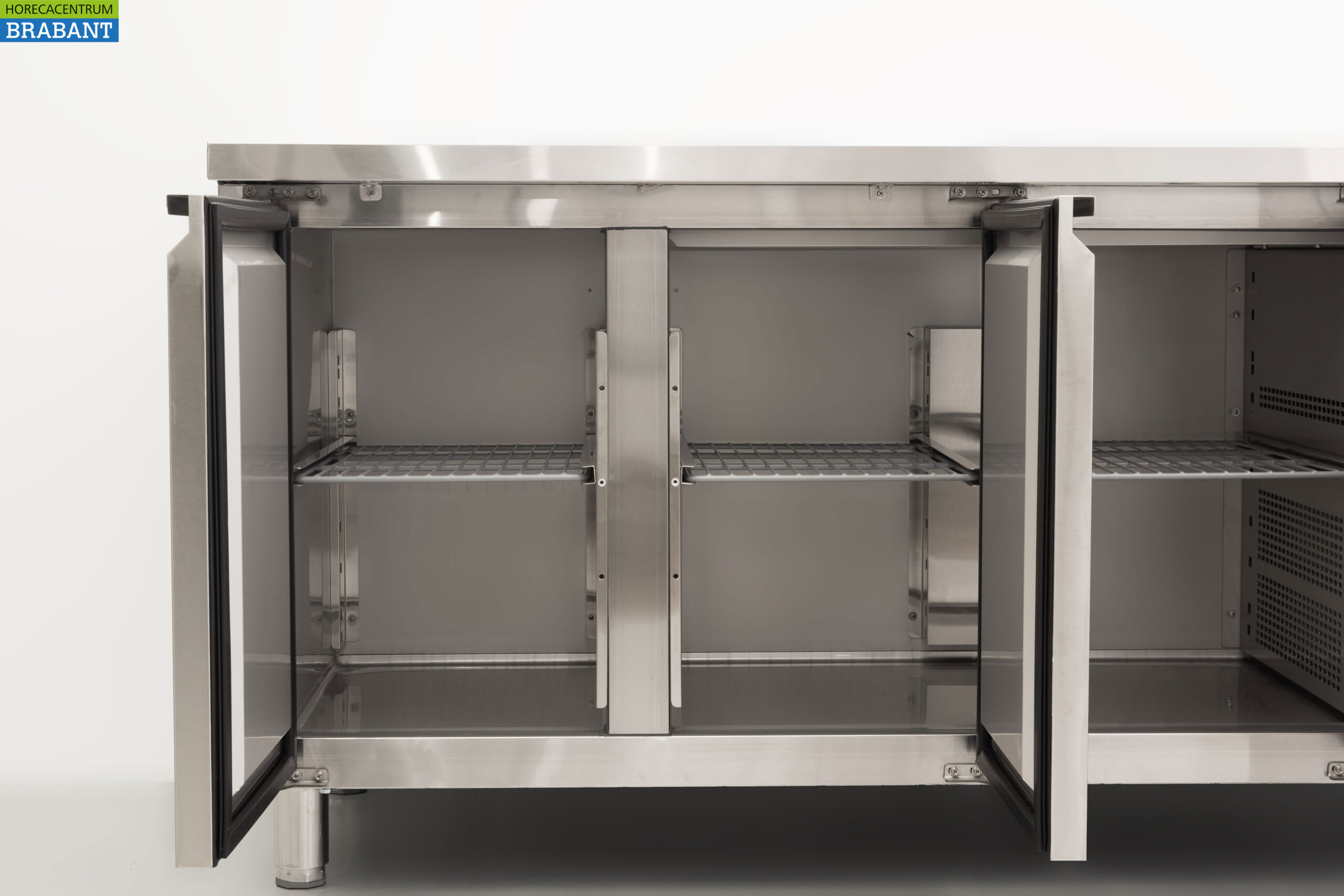 RVS Vrieswerkbank 3 deuren 1/1 gastronorm 179,5 cm Horeca - Afbeelding 5
